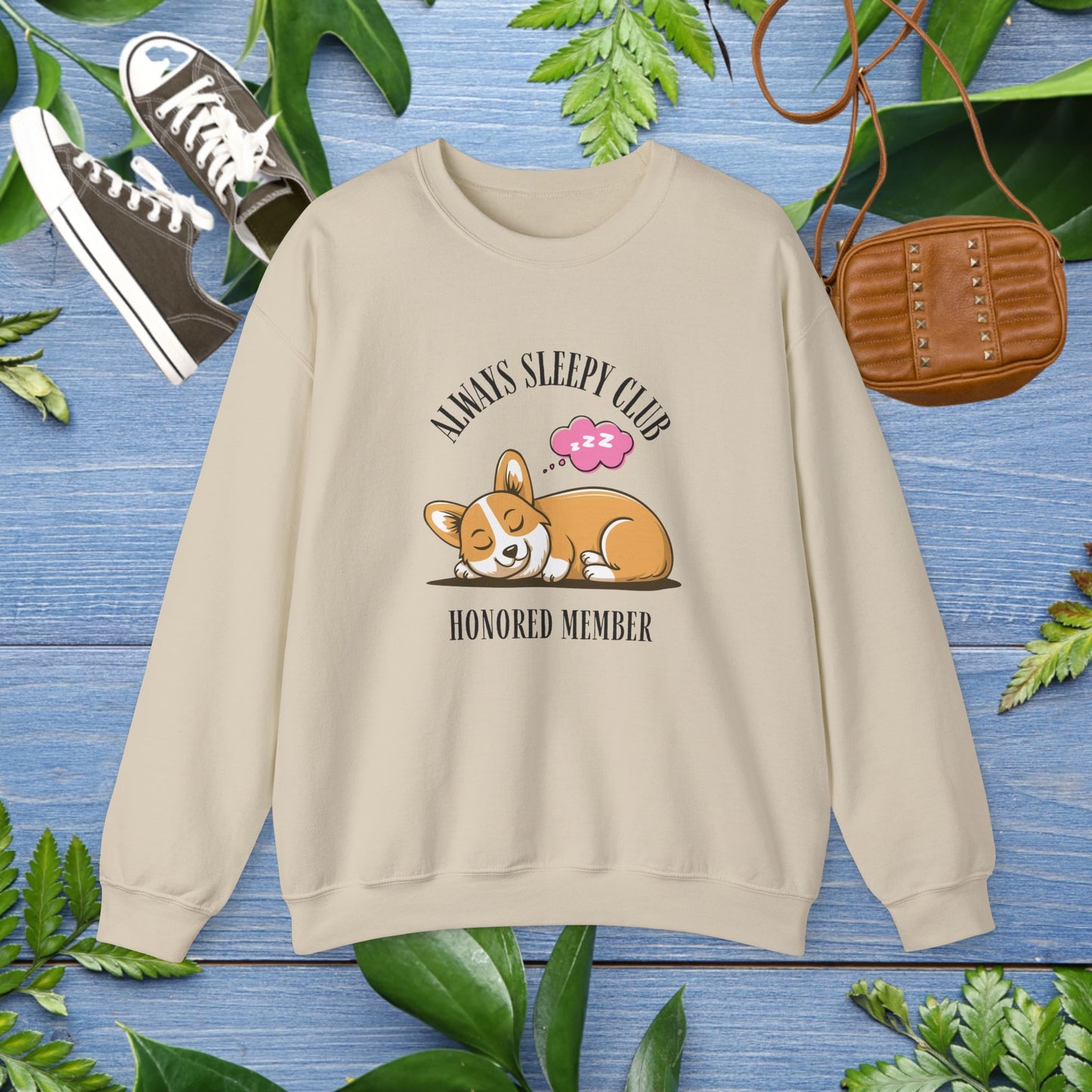 Always Sleepy Club Honored Member Unisex Sweatshirt - furevermama