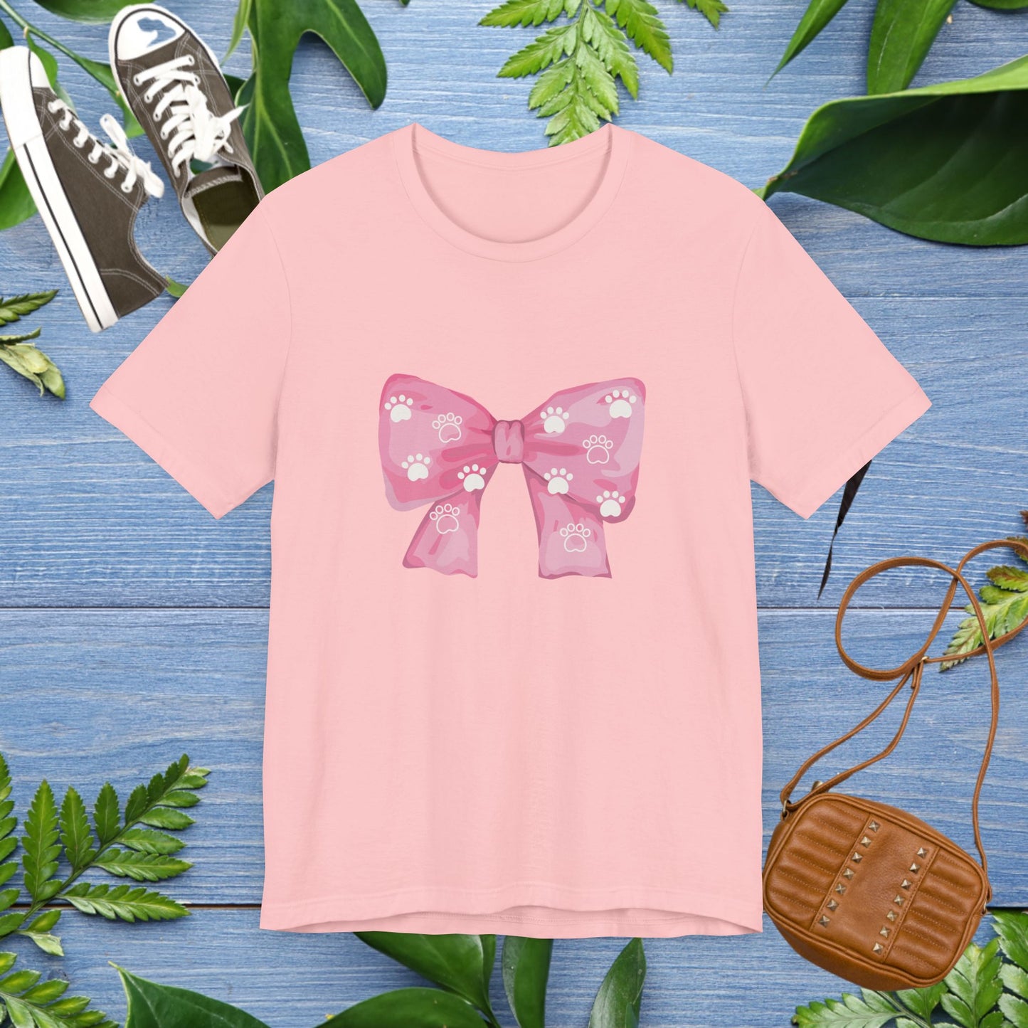 Pawprint Ribbon Tee Shirt - furevermama