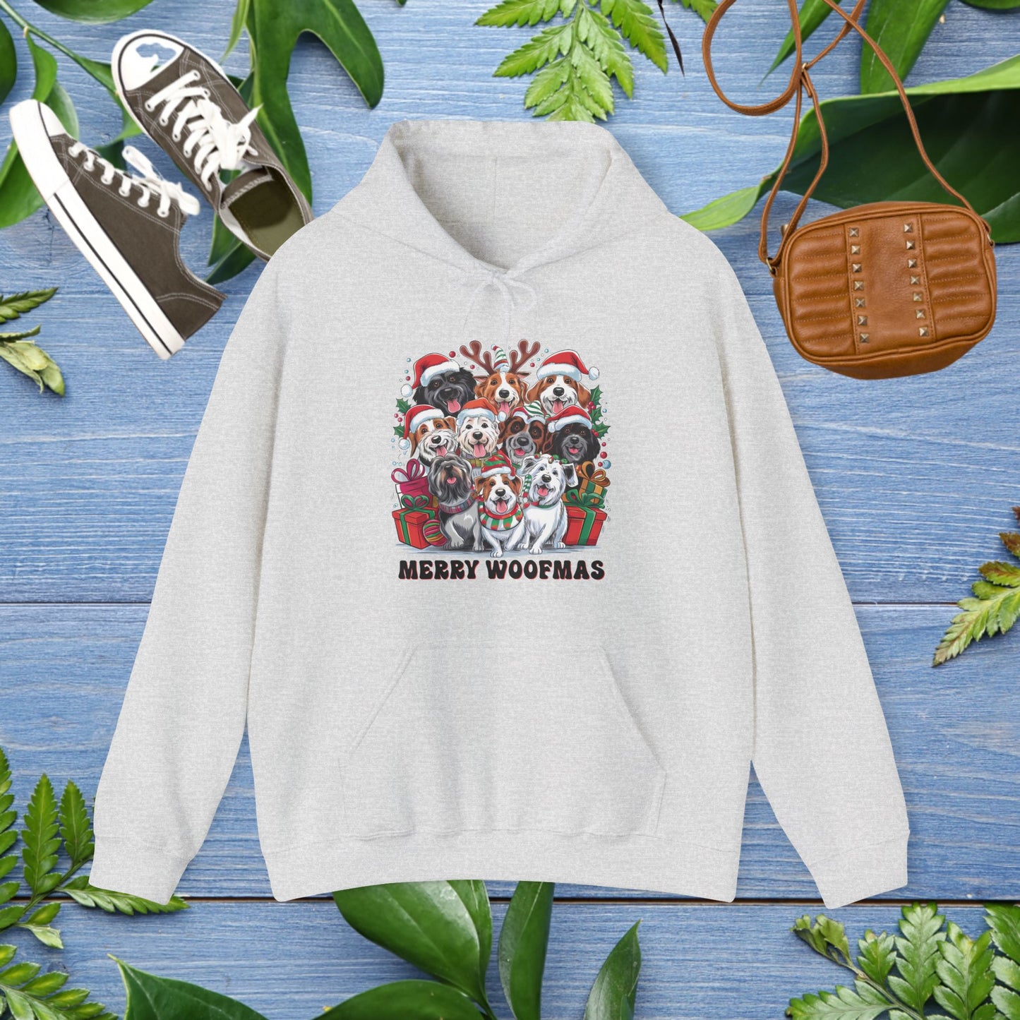 Merry Woofmas Unisex Hoodie - furevermama