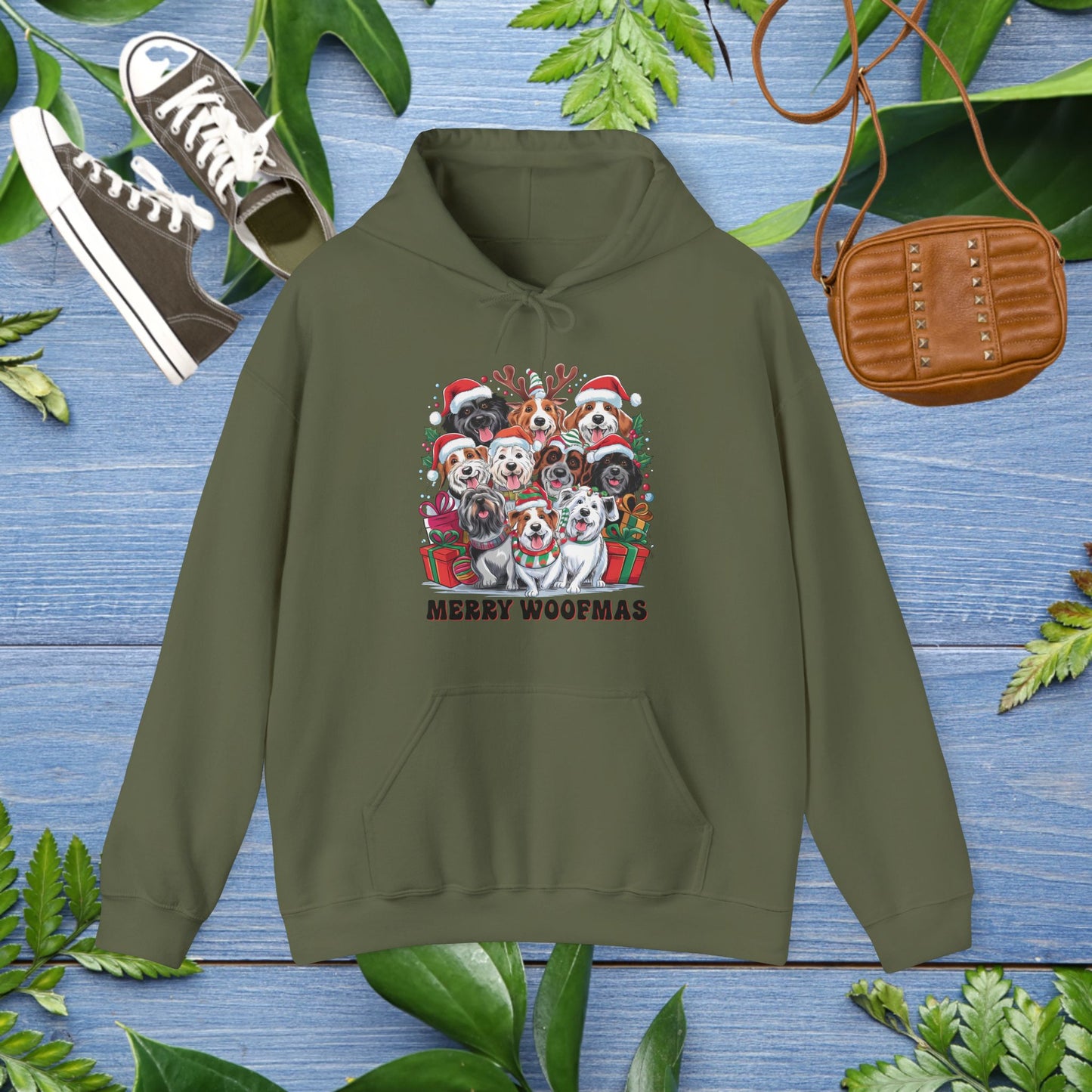 Merry Woofmas Unisex Hoodie - furevermama