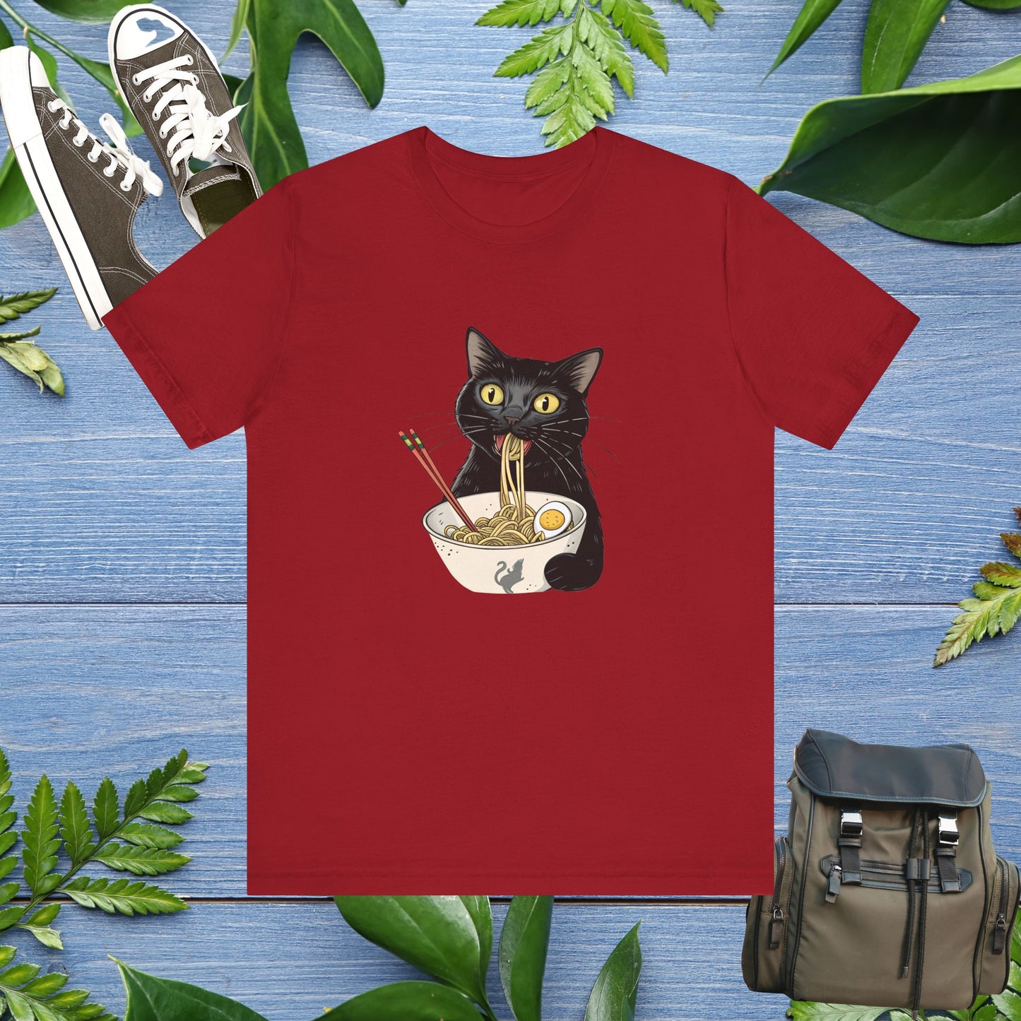 Cat Eating My Ramen T-Shirt - furevermama