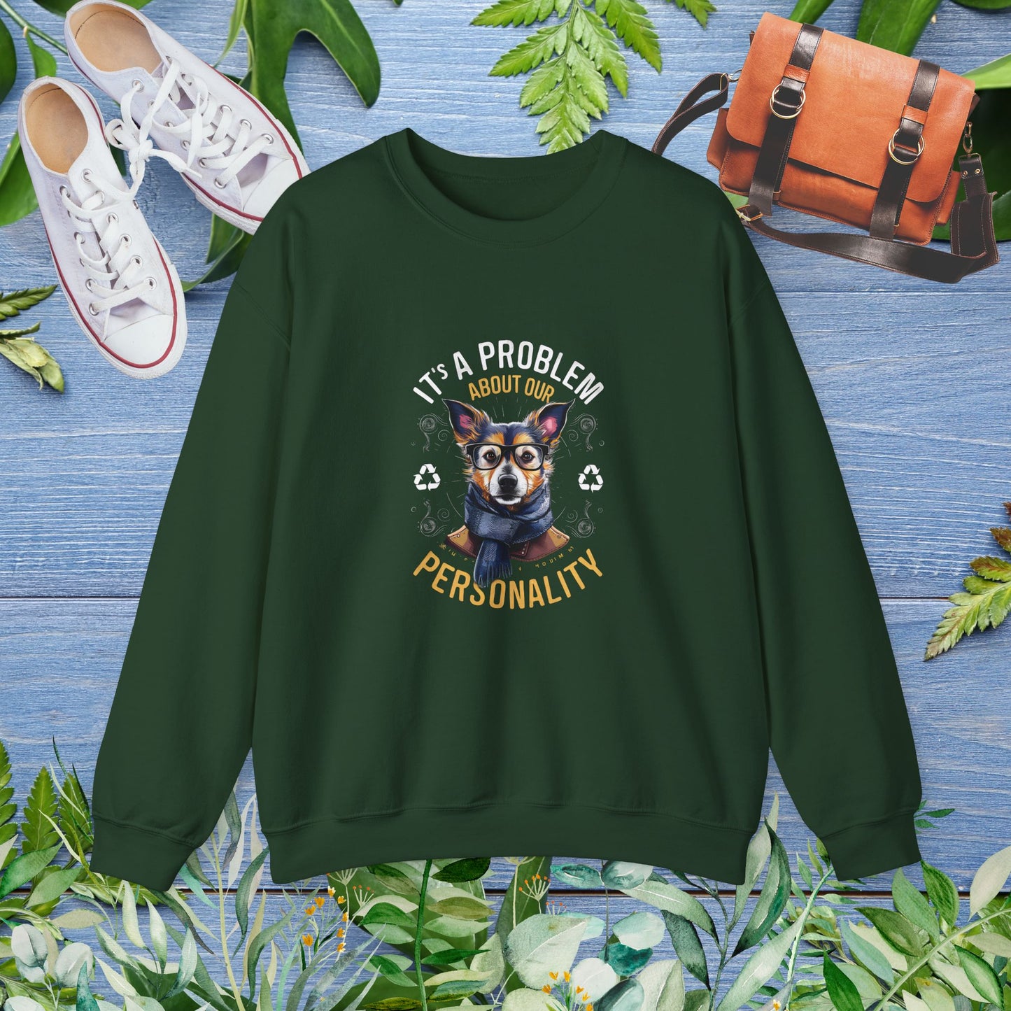 Problem About Your Personality Crewneck Sweatshirt - furevermama