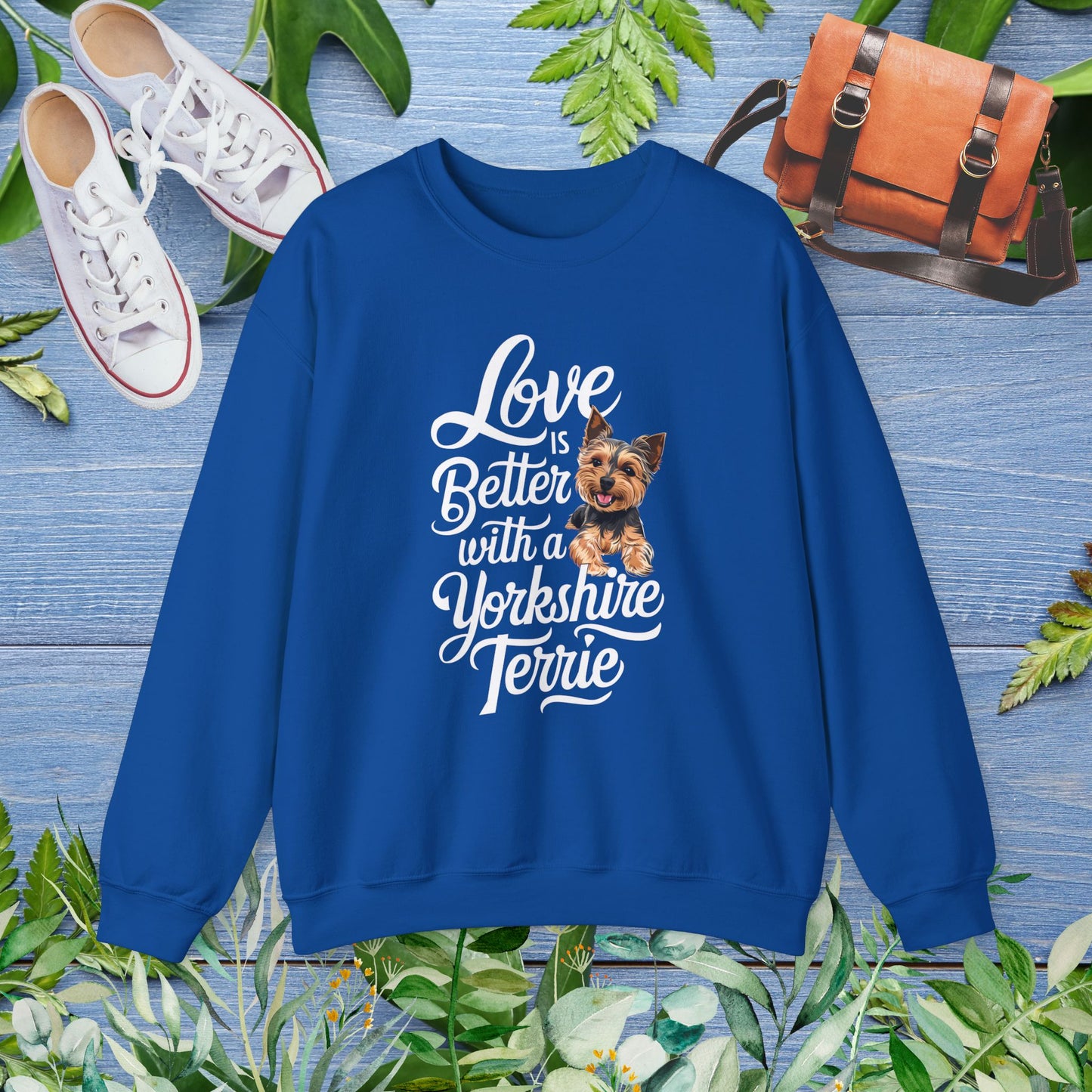 Life Is Better With A Terrie Yorkshire Unisex Sweatshirt - furevermama