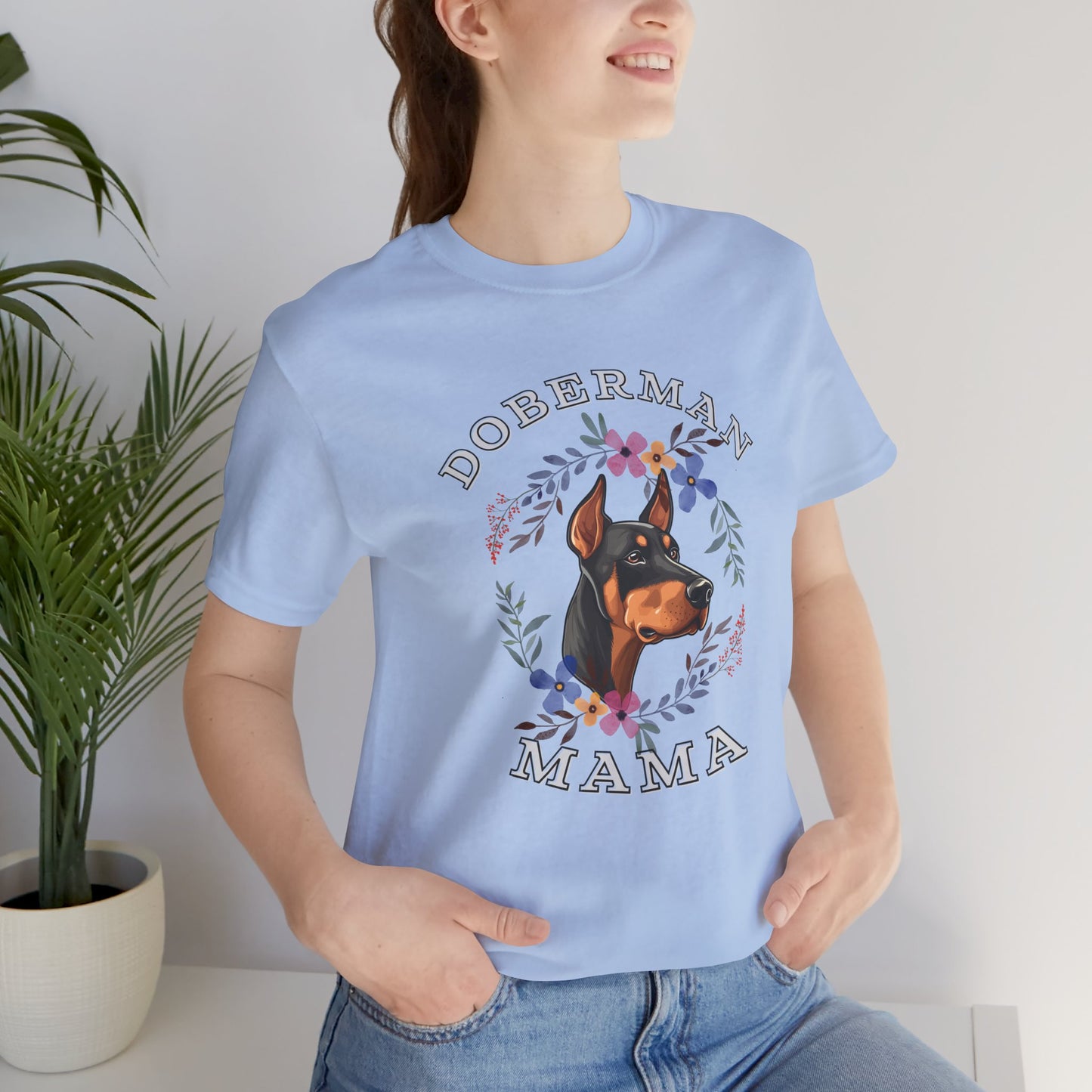 Doberman Mama T-Shirt - furevermama