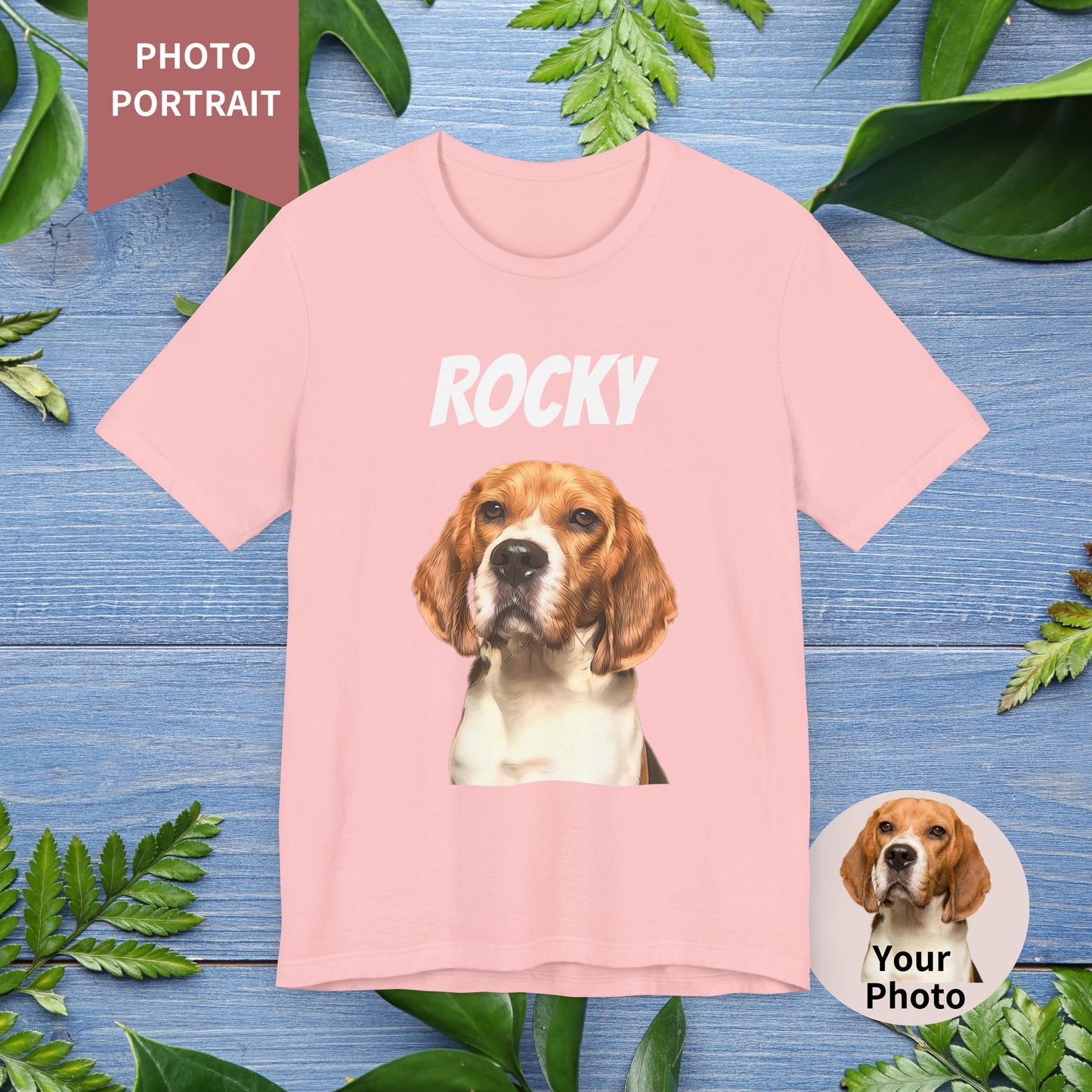 Custom Pet Portrait Unisex T-Shirt - furevermama