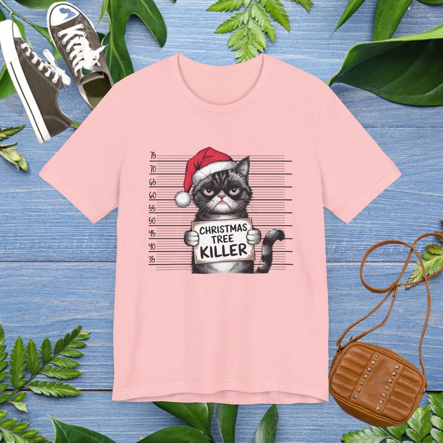 Christmas Tree Killer, Cat Graphic T-Shirt - furevermama
