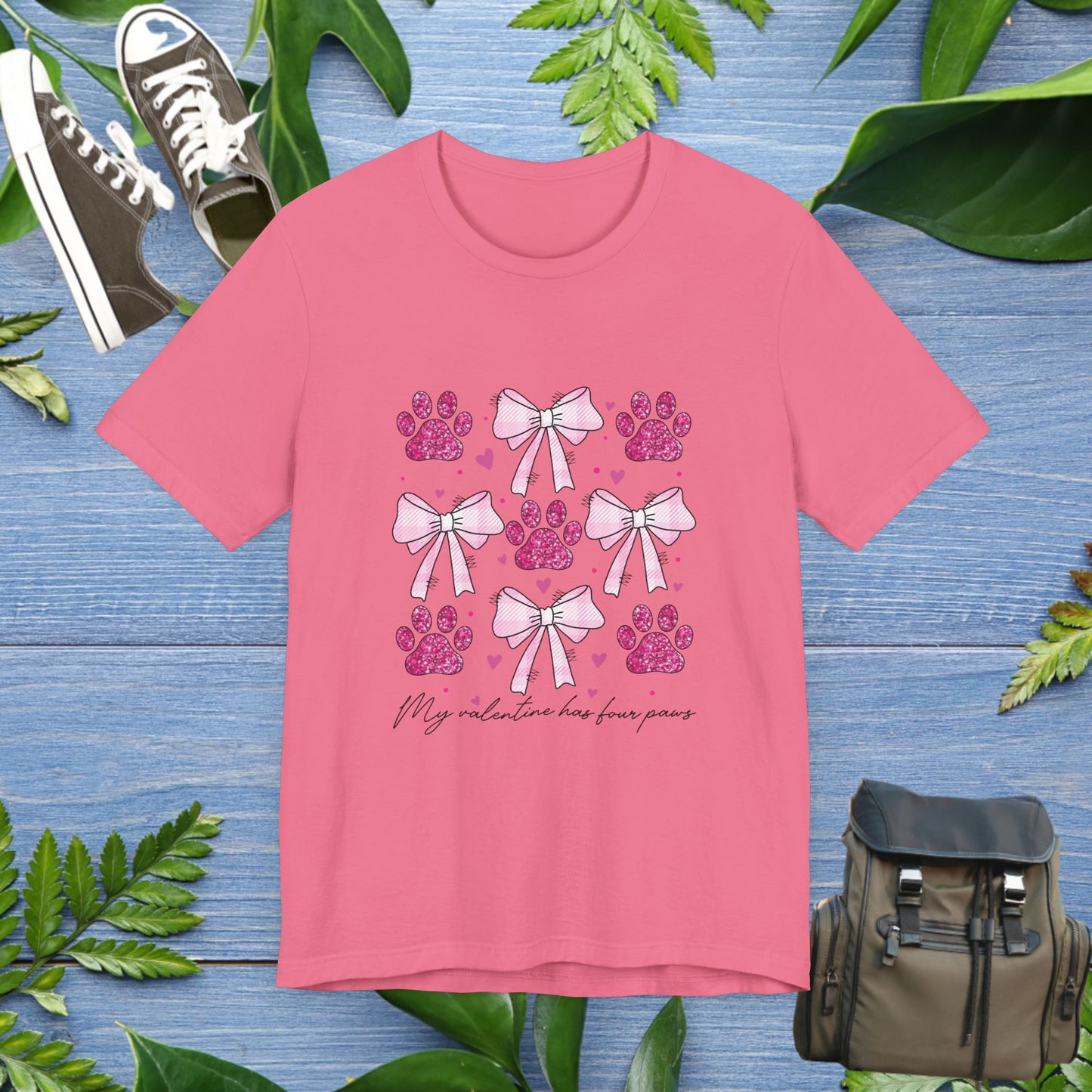 My Valentine Has Four Paws T-Shirt - furevermama