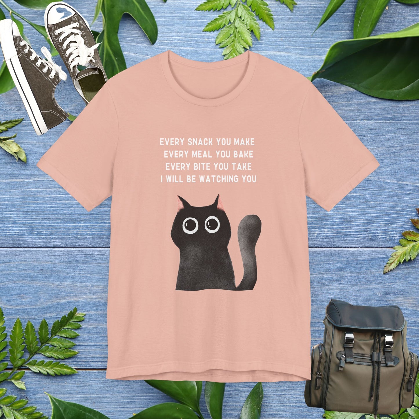 I Will be Watching You Cat Graphic Unisex T-Shirt - furevermama