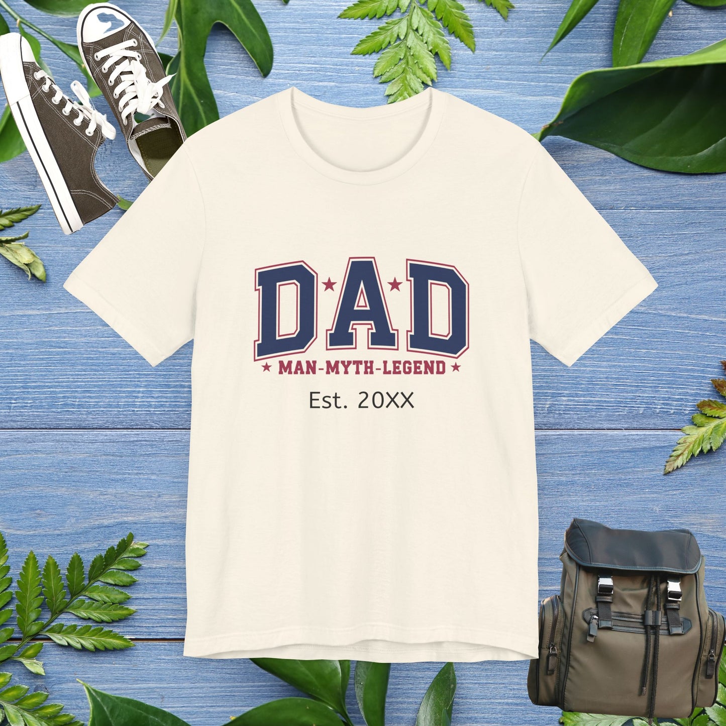 Dad Man-Myth-Legend Unisex Jersey Tee - Perfect Father's Day Gift