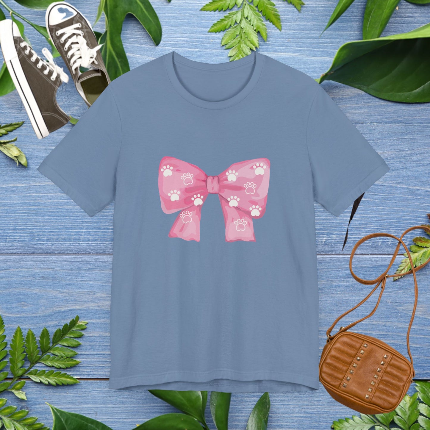 Pawprint Ribbon Tee Shirt - furevermama
