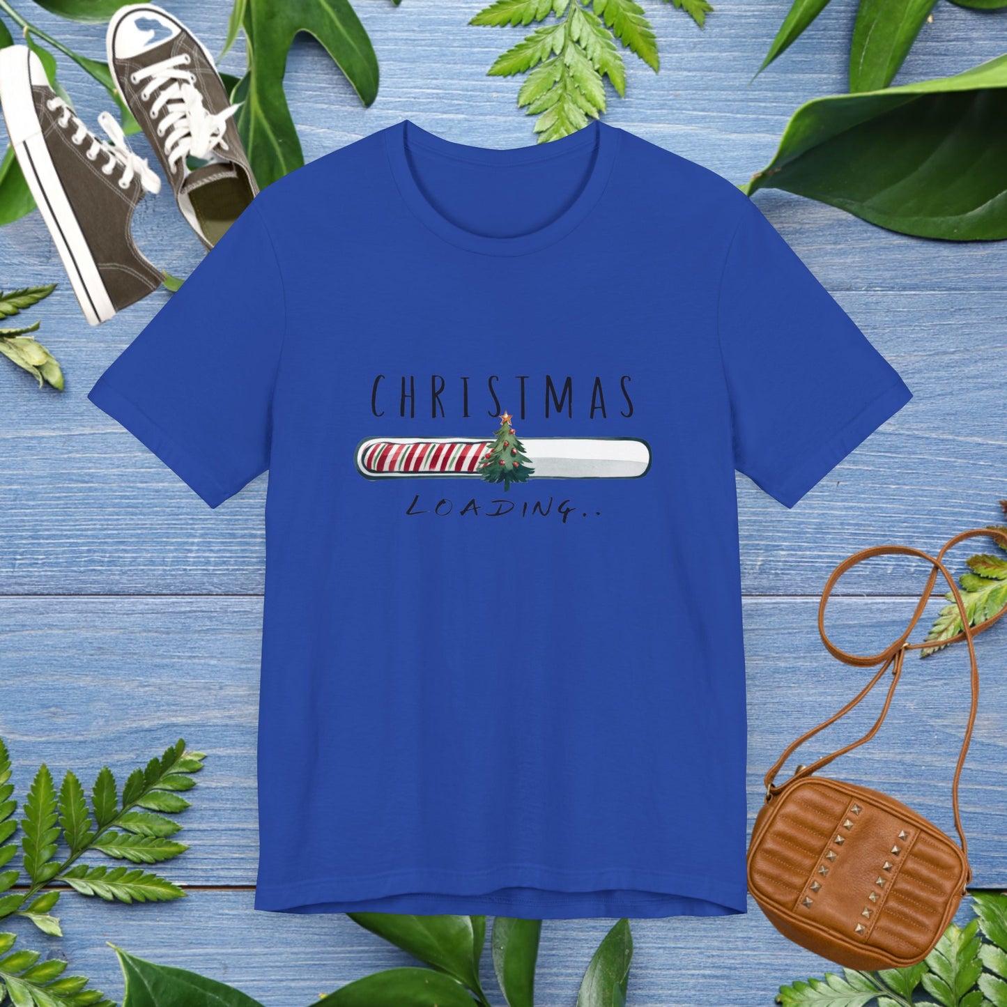 Christmas Is Loading Short Sleeve T-Shirt - furevermama