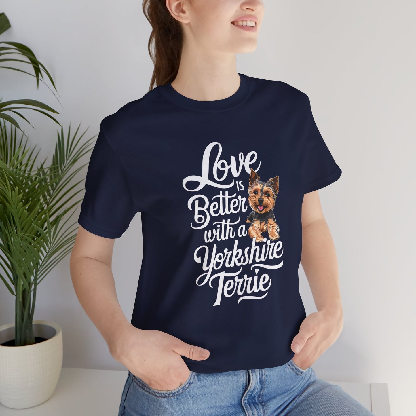 Life Is Better With A Terrie Yorkshire Unisex T-Shirt - furevermama