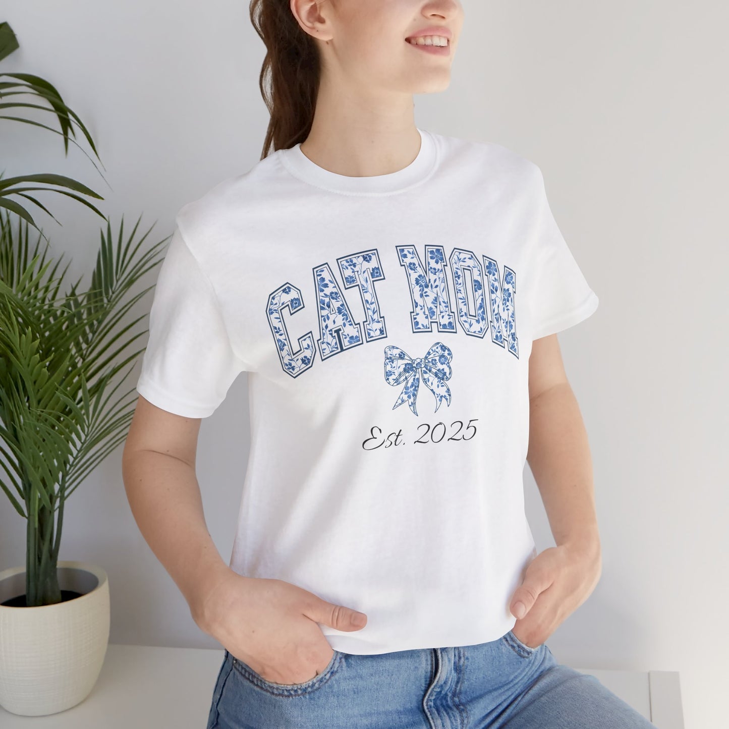 Cat Mom Personalized T-Shirt