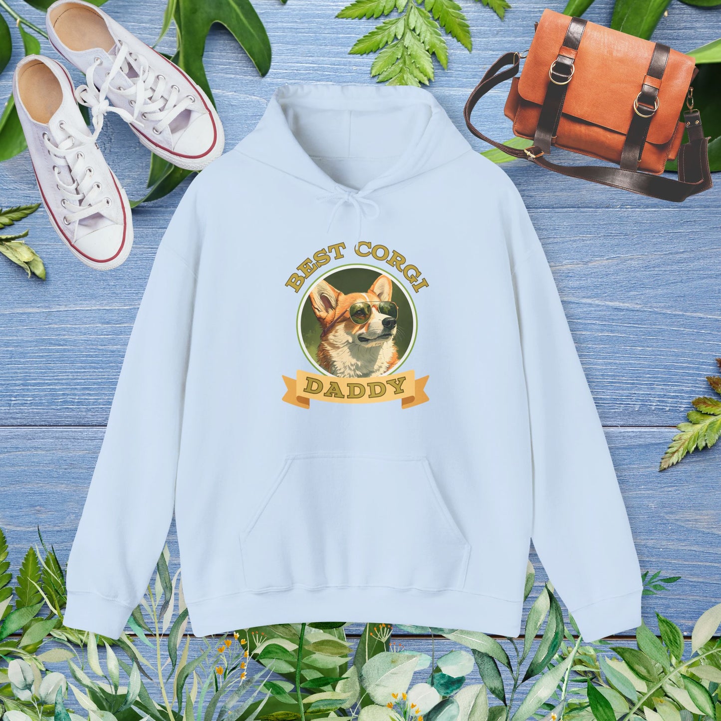 Best Corgi Daddy Hoodie - furevermama