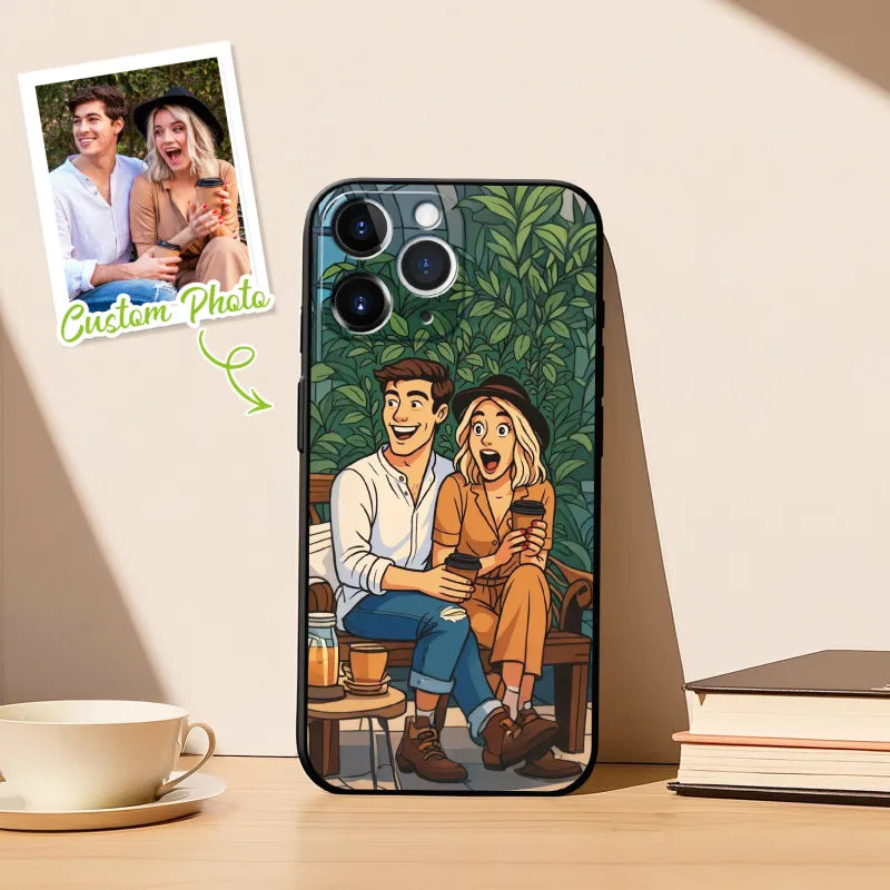 Custom Cartoon Style Photo Phone Case