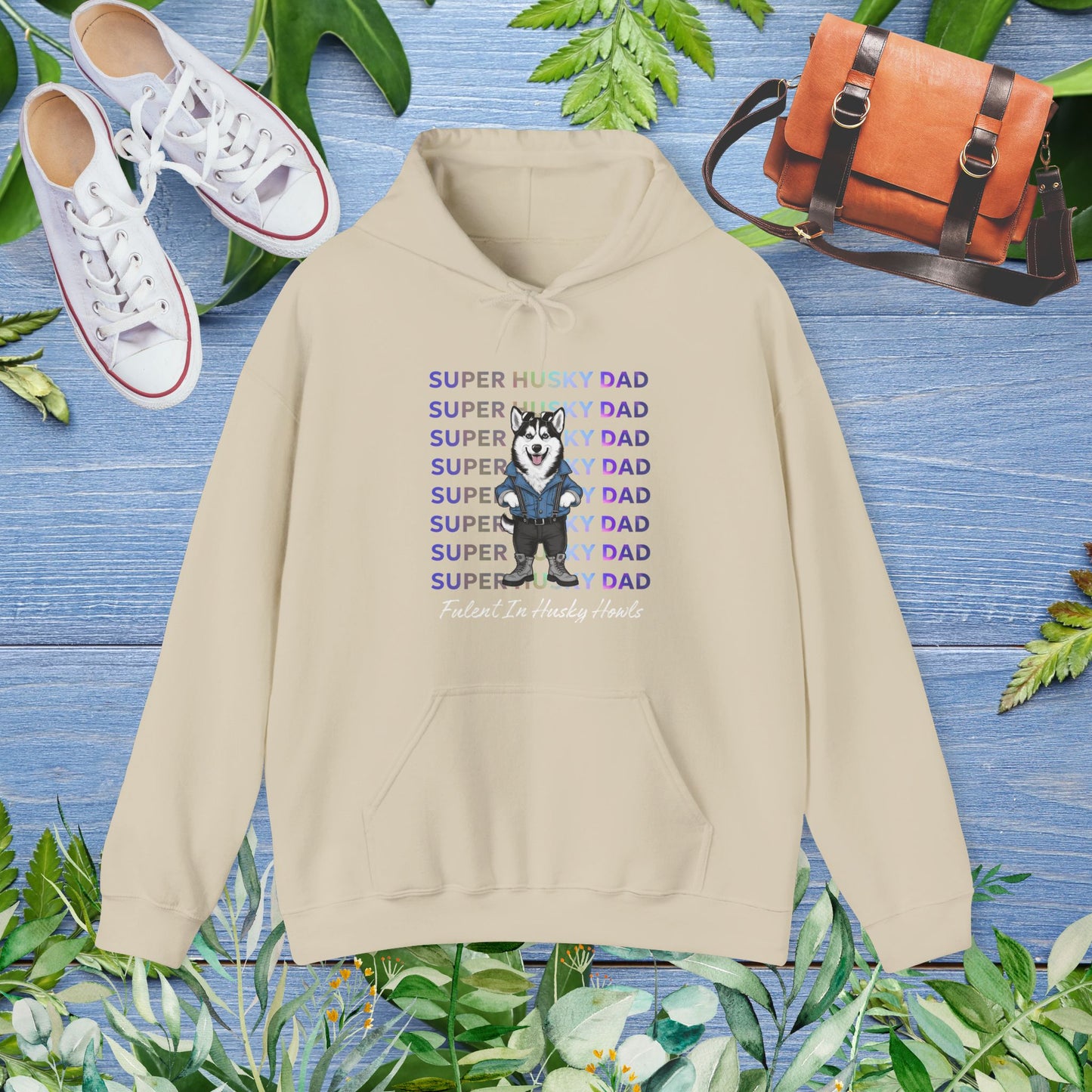 Super Husky Dad Hoodie - furevermama