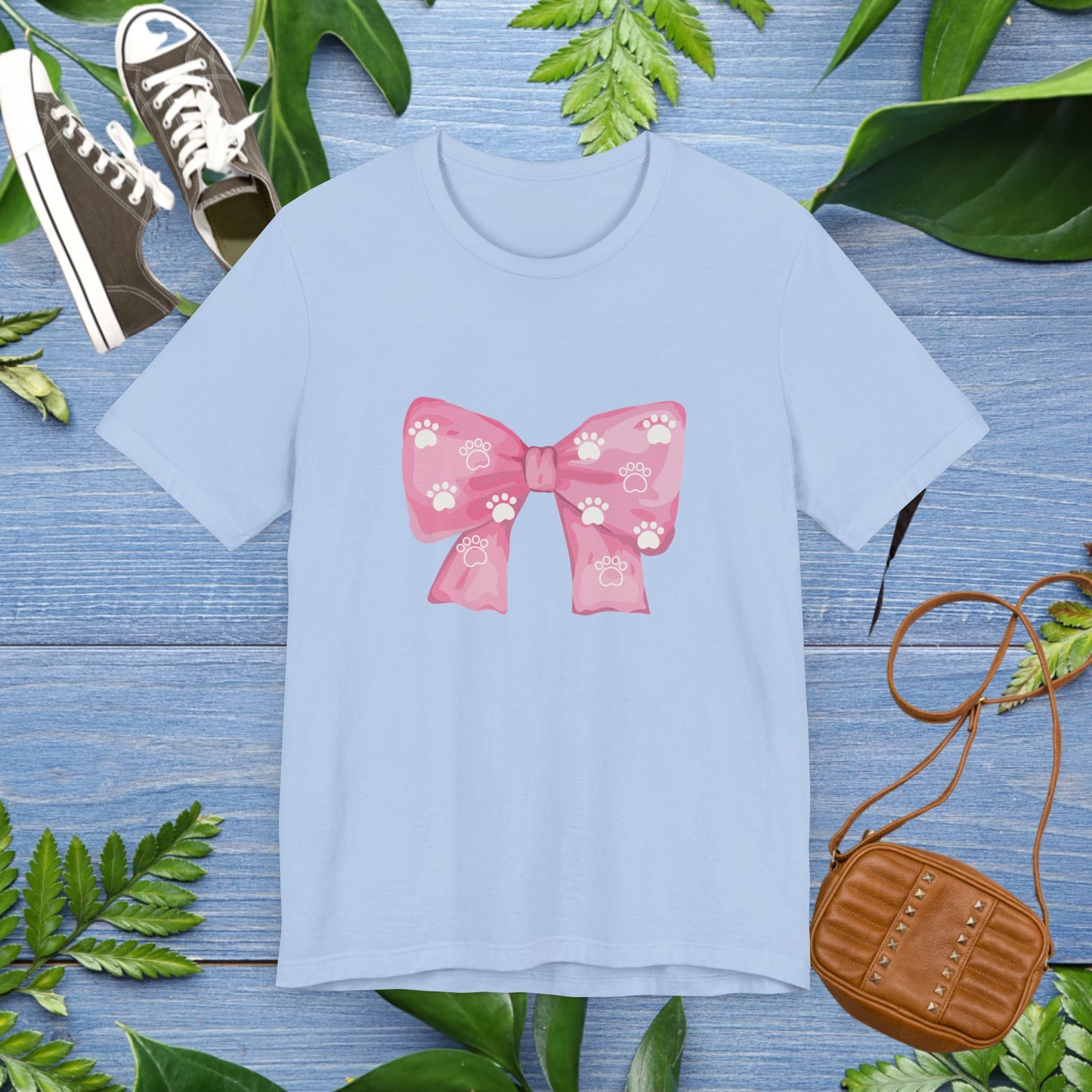Pawprint Ribbon Tee Shirt - furevermama