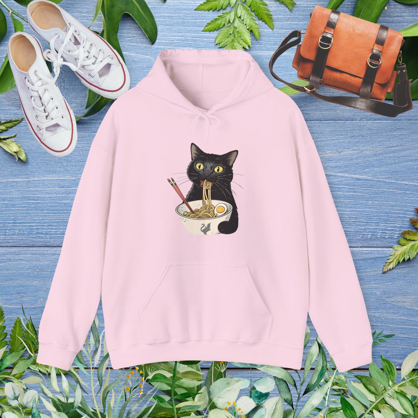 Cat Eating My Ramen Unisex Hoodie - furevermama