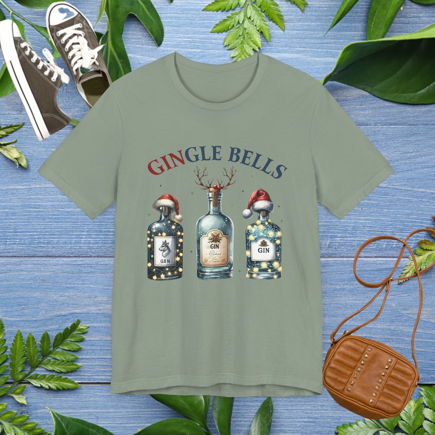 Gingle Bells Christmas Unisex Short-Sleeve T-shirt - furevermama