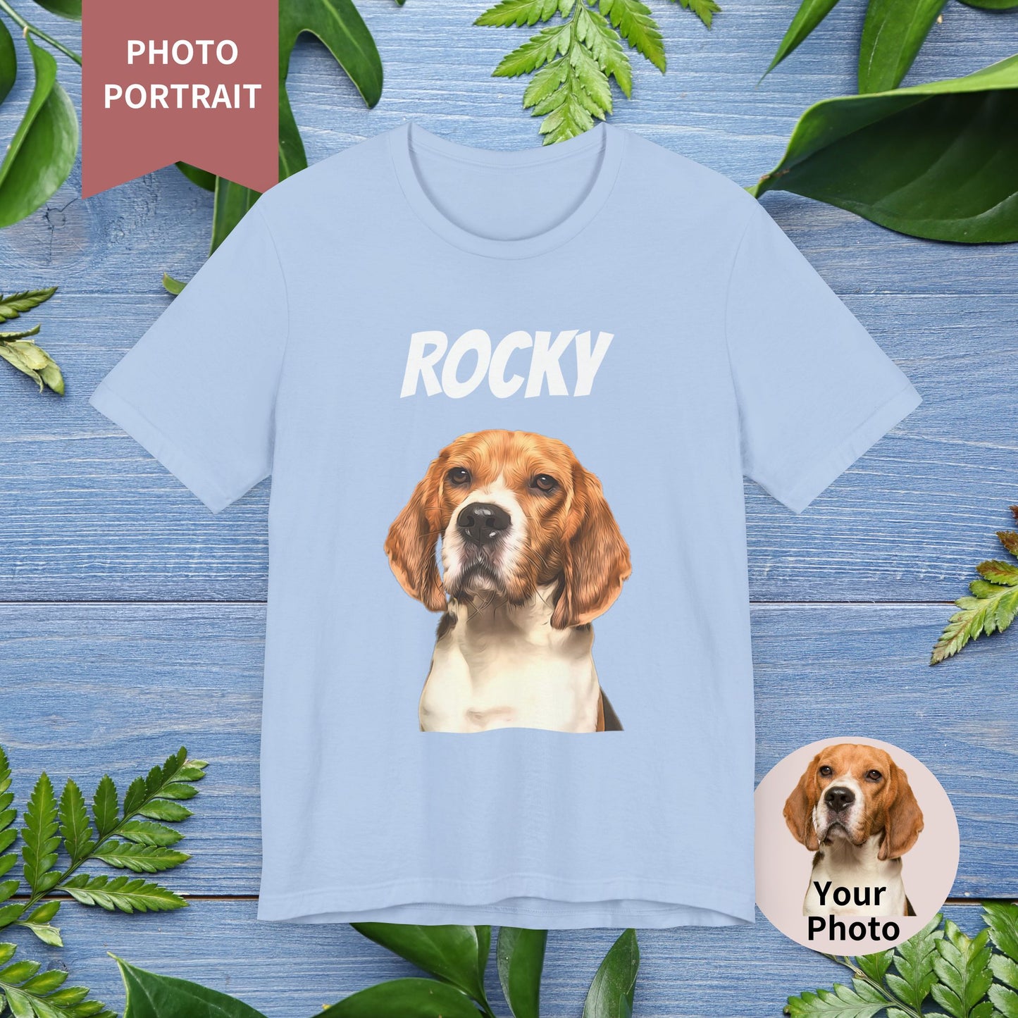 Custom Pet Portrait Unisex T-Shirt - furevermama