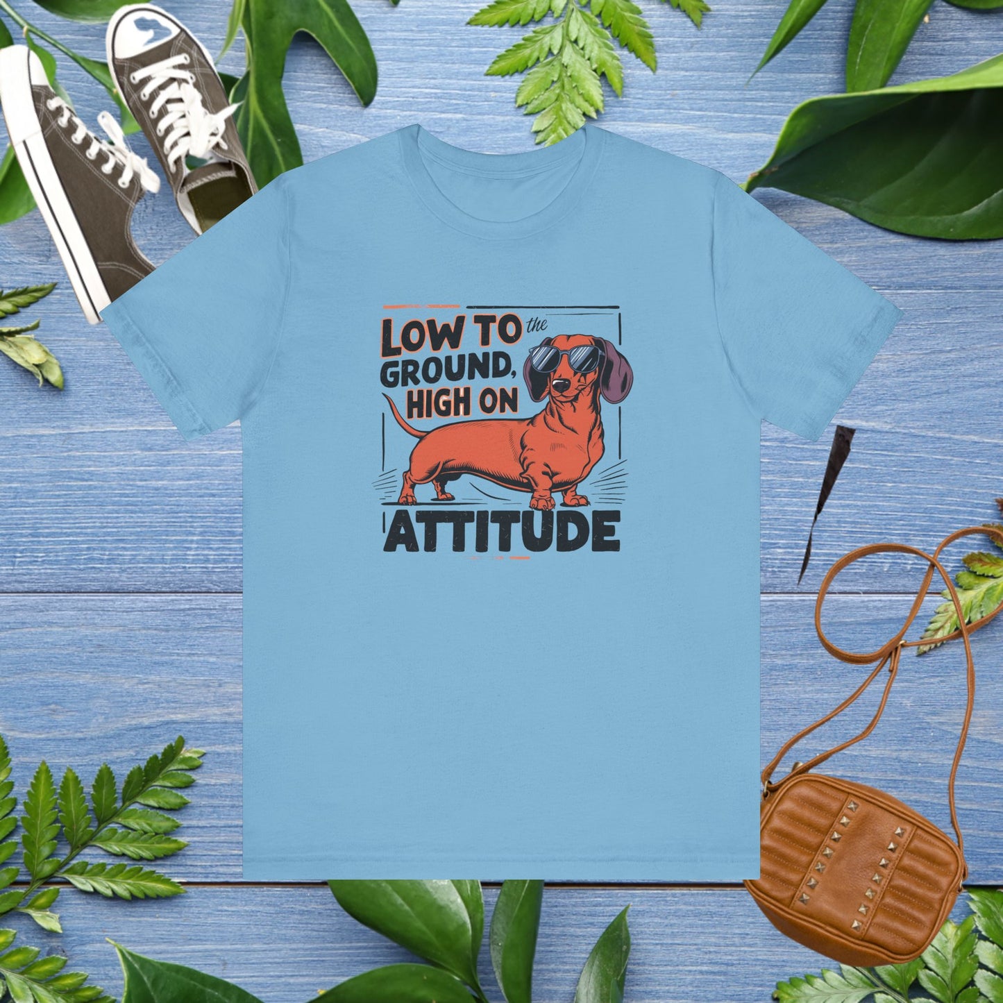 Dachshund Tee - 'Low To Ground High On Attitude' Unisex T-Shirt - furevermama