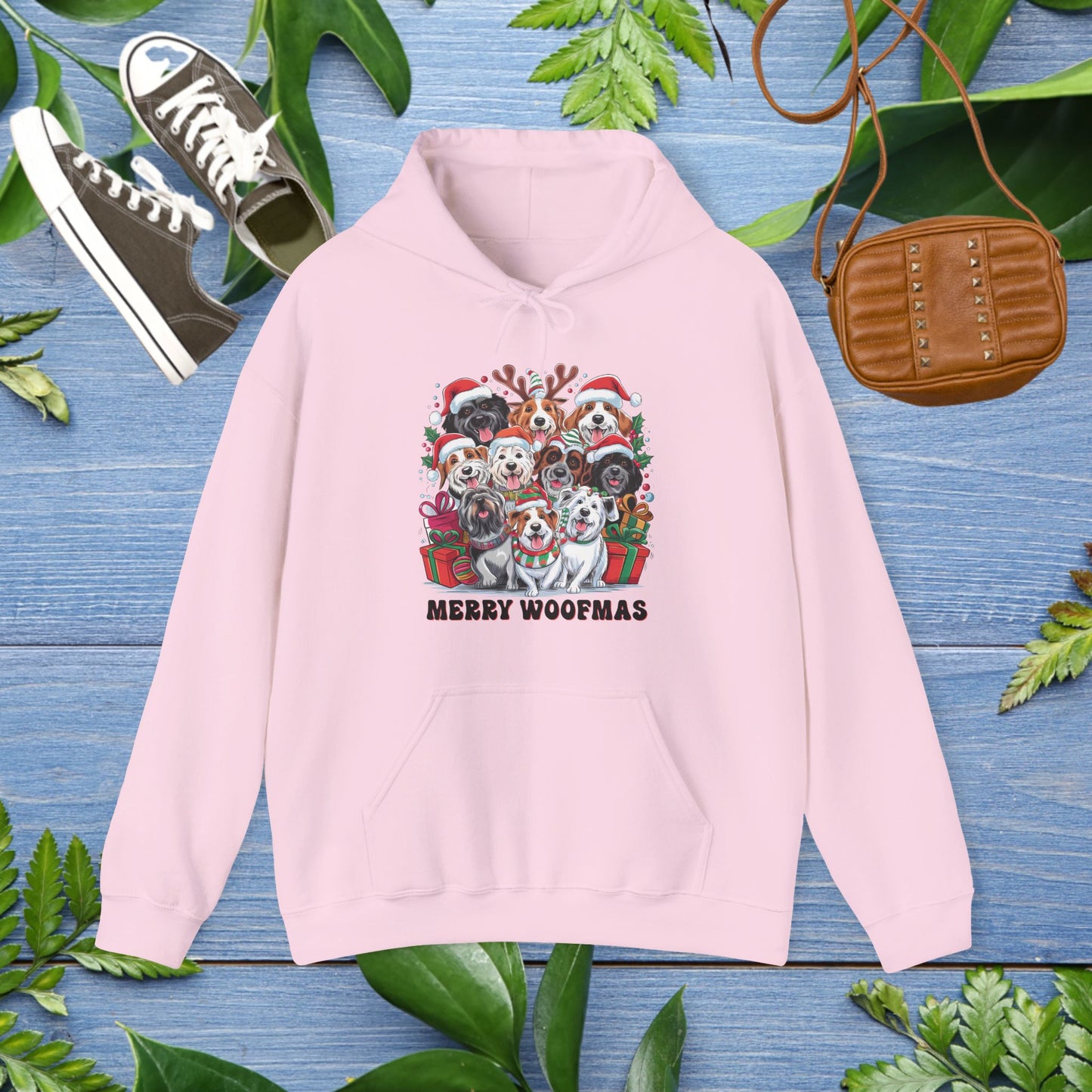 Merry Woofmas Unisex Hoodie - furevermama