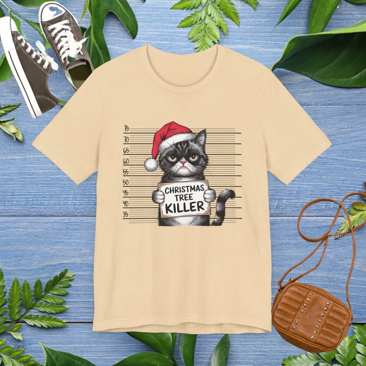 Christmas Tree Killer, Cat Graphic T-Shirt - furevermama