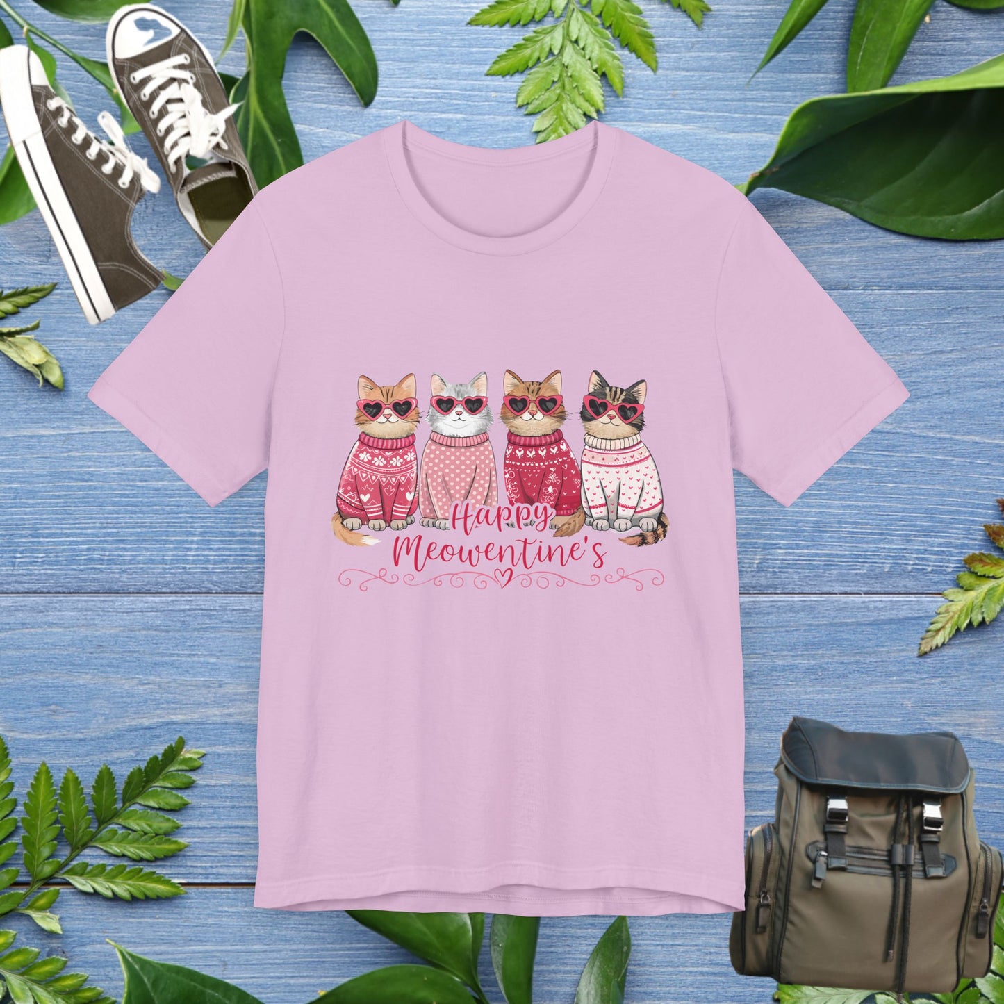 Happy Meowentine's Unisex T-Shirt - furevermama