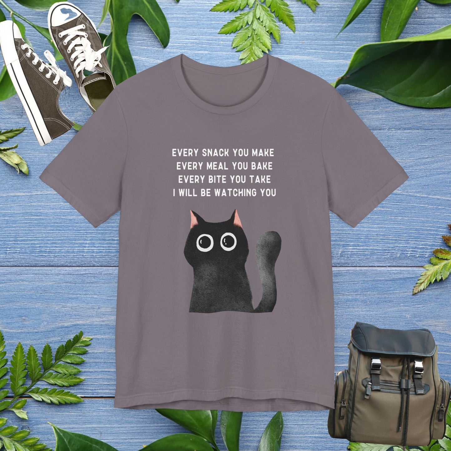I Will be Watching You Cat Graphic Unisex T-Shirt - furevermama