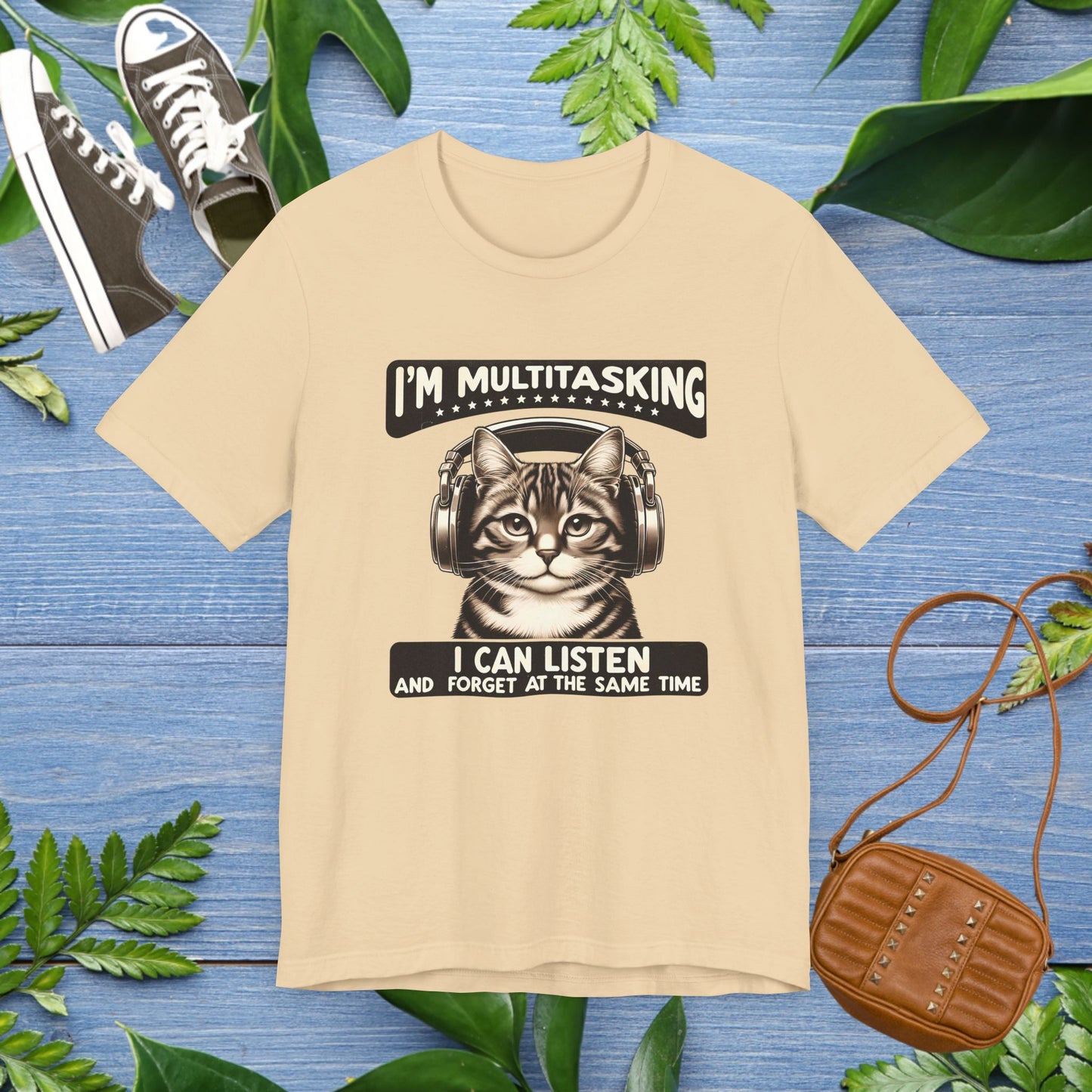 Multi-Tasking Cat Jersey Tee - furevermama