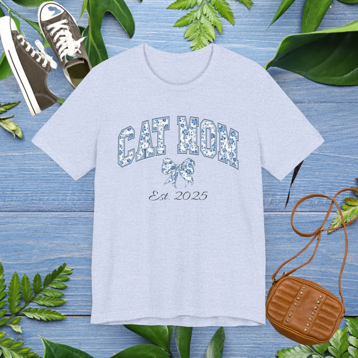 Cat Mom Personalized T-Shirt