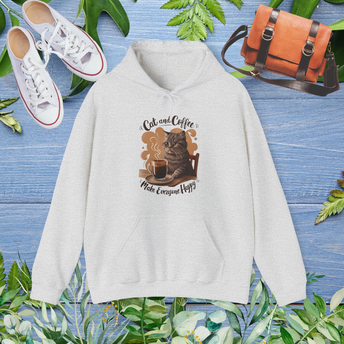 Cat and Coffee Hoodie - furevermama