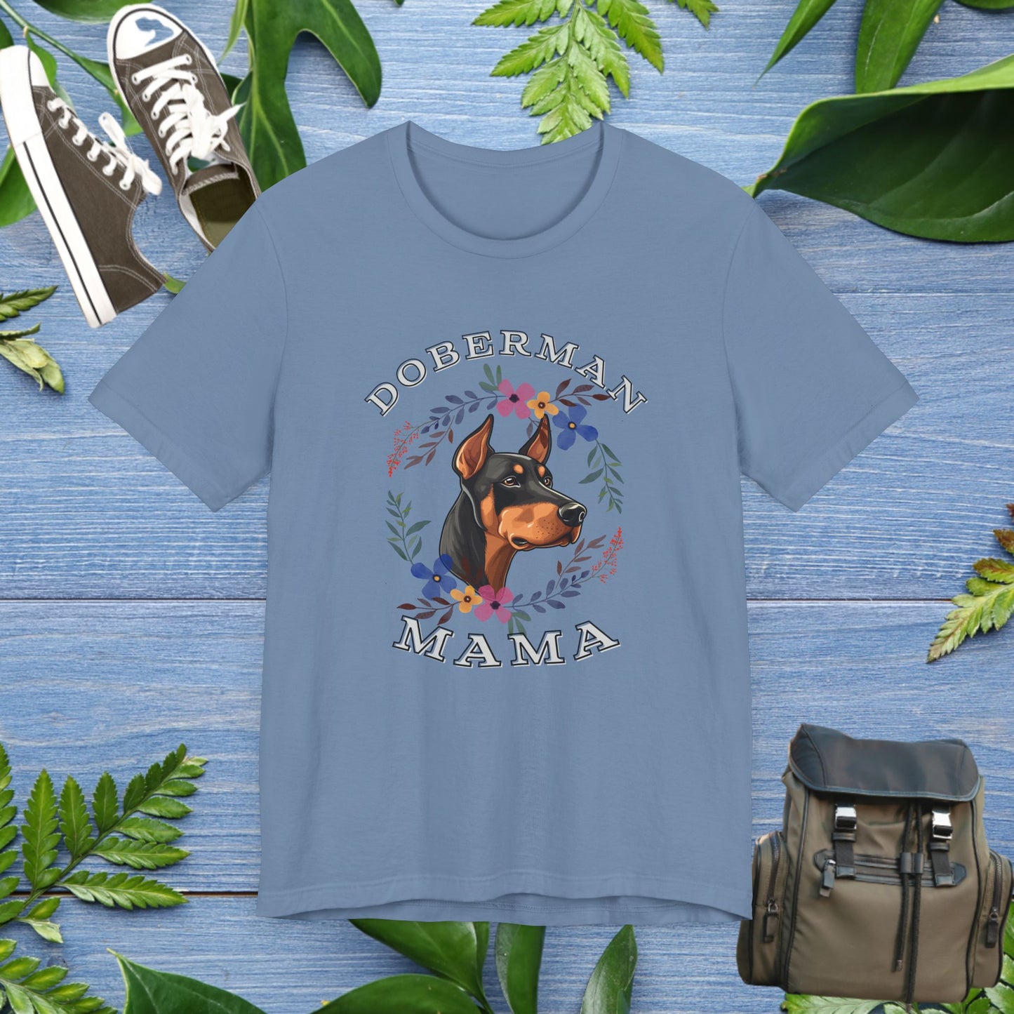 Doberman Mama T-Shirt - furevermama