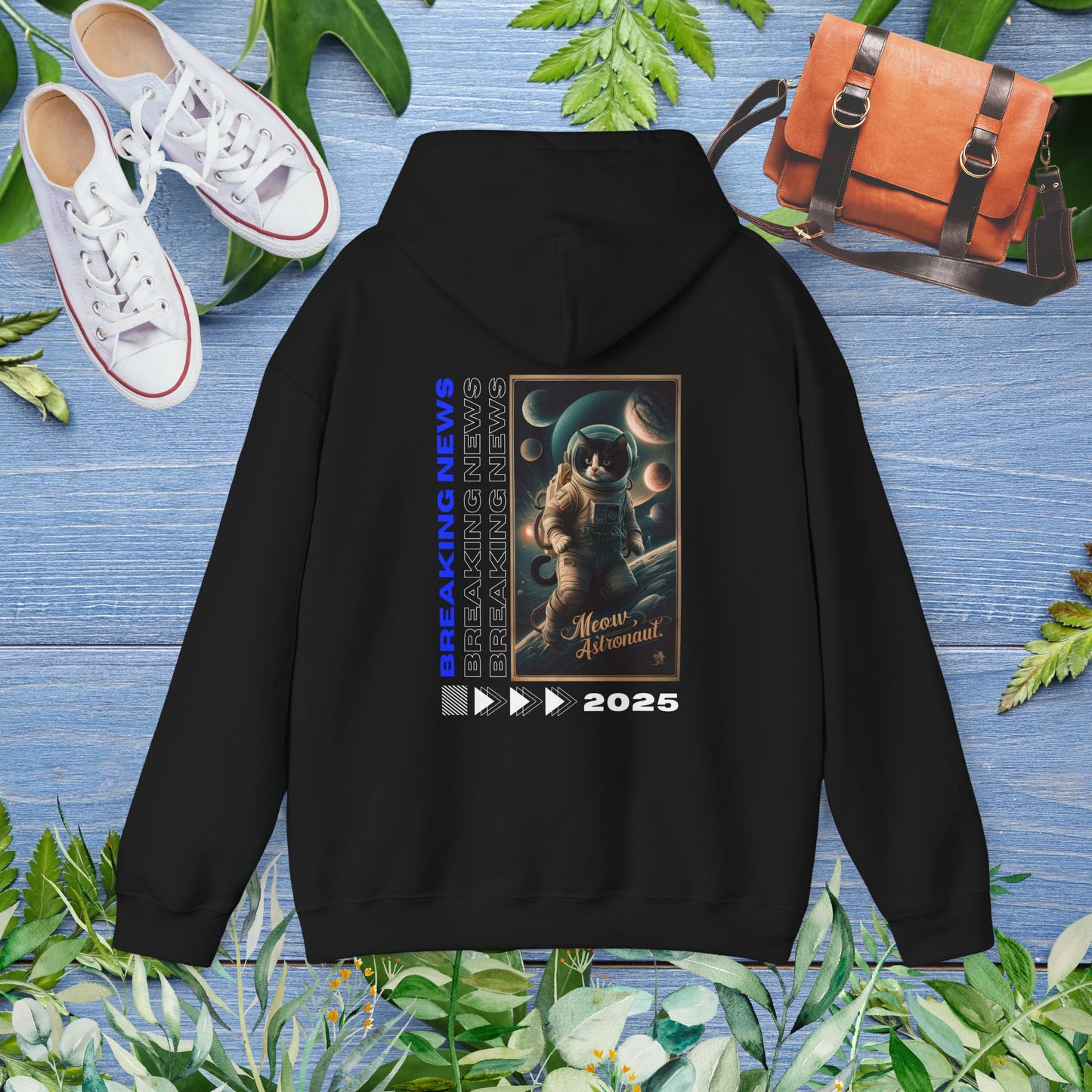 Astronaut Breaking News Hoodie - furevermama
