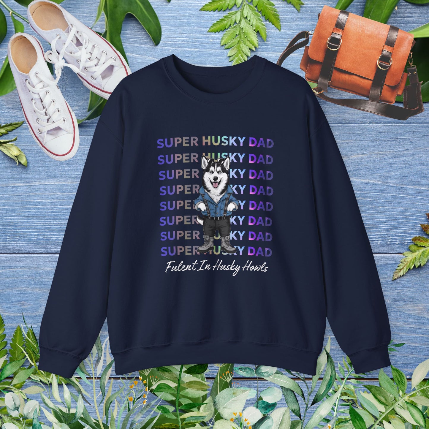 Husky Dad Sweatshirt - furevermama