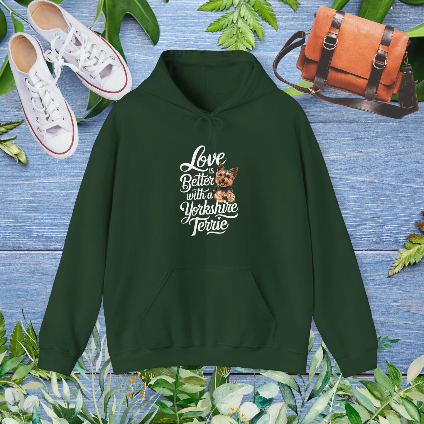 Life Is Better With Terrier Yorkshire Unisex Hoodie - furevermama