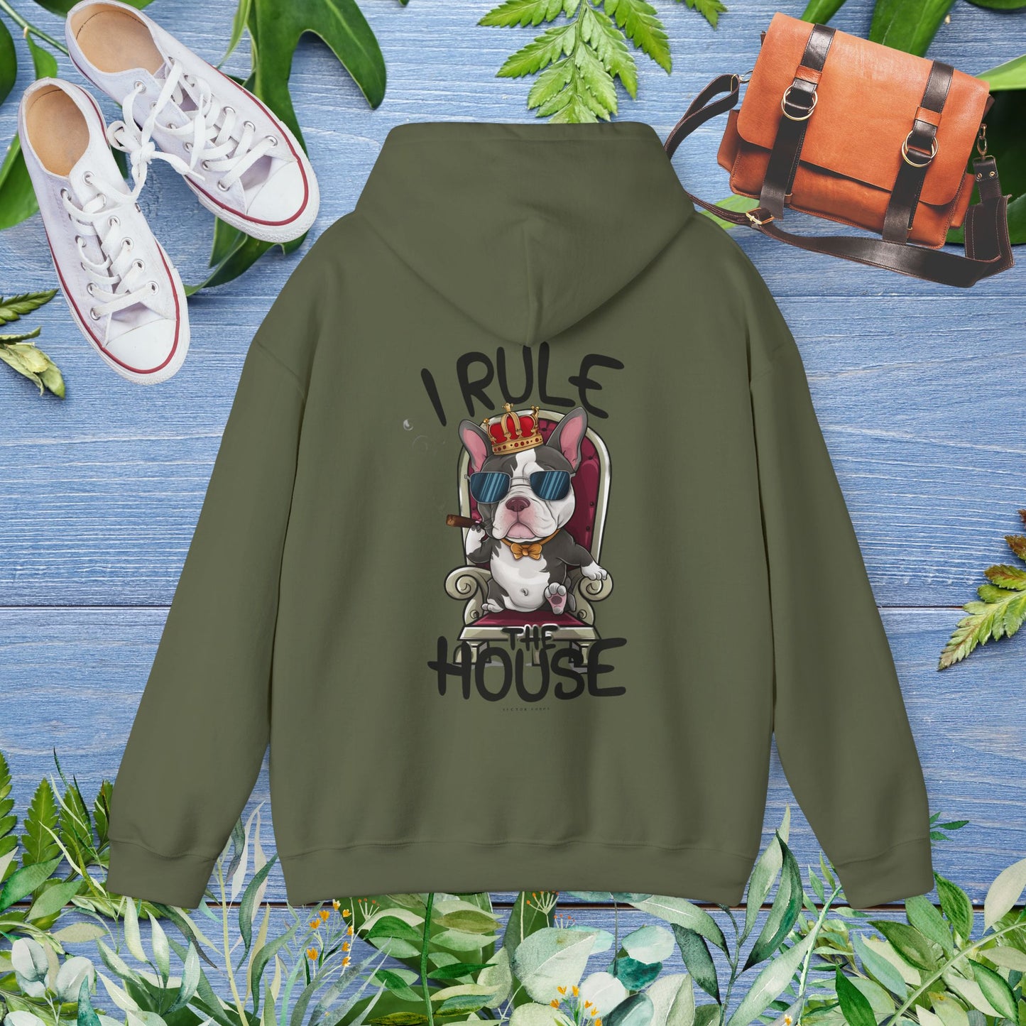Frenchie Ruler Unisex Hoodie - furevermama
