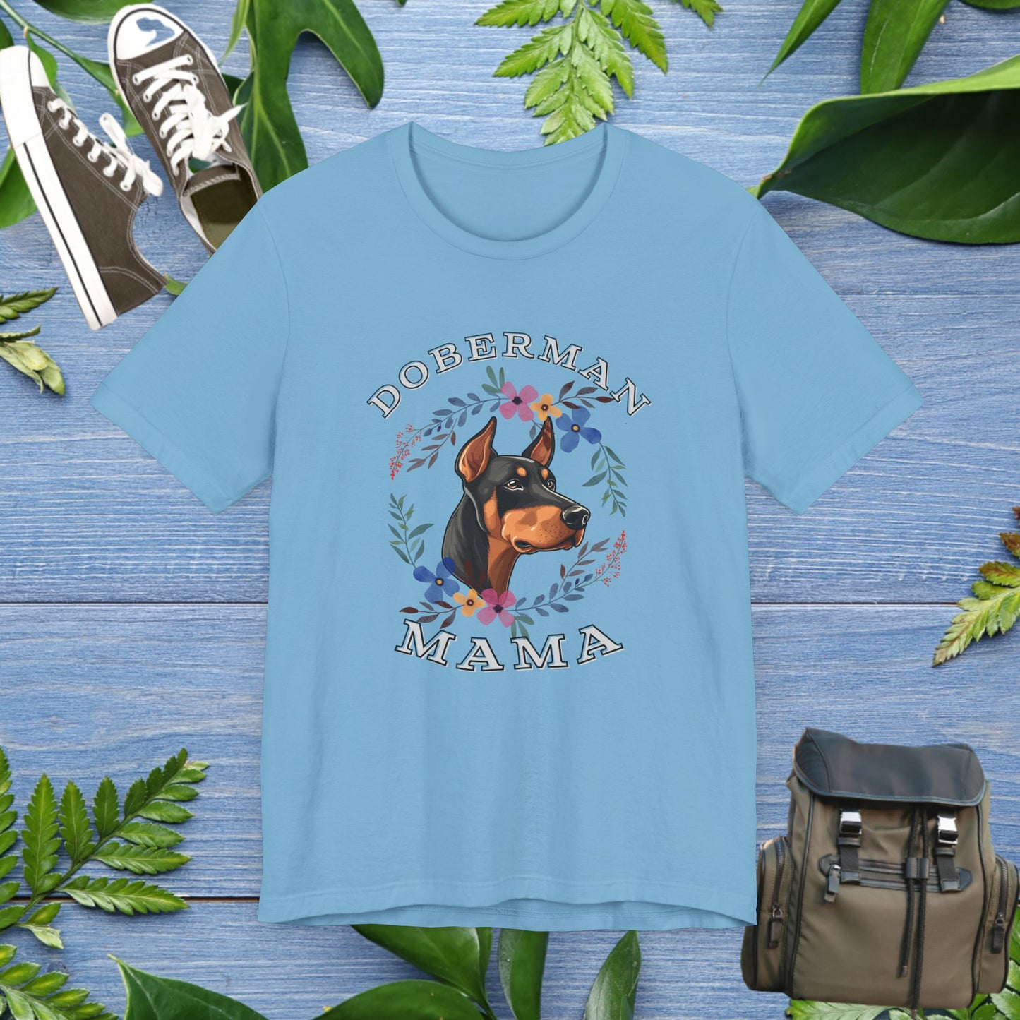 Doberman Mama T-Shirt - furevermama