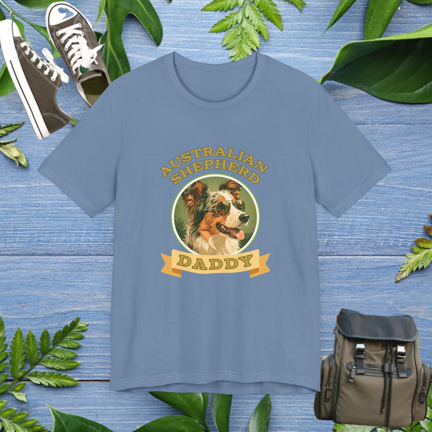 Best Australian Shepherd Daddy T-Shirt - furevermama