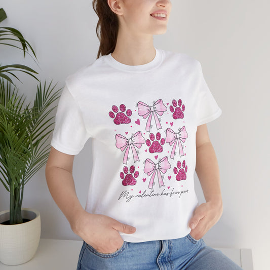 My Valentine Has Four Paws T-Shirt - furevermama