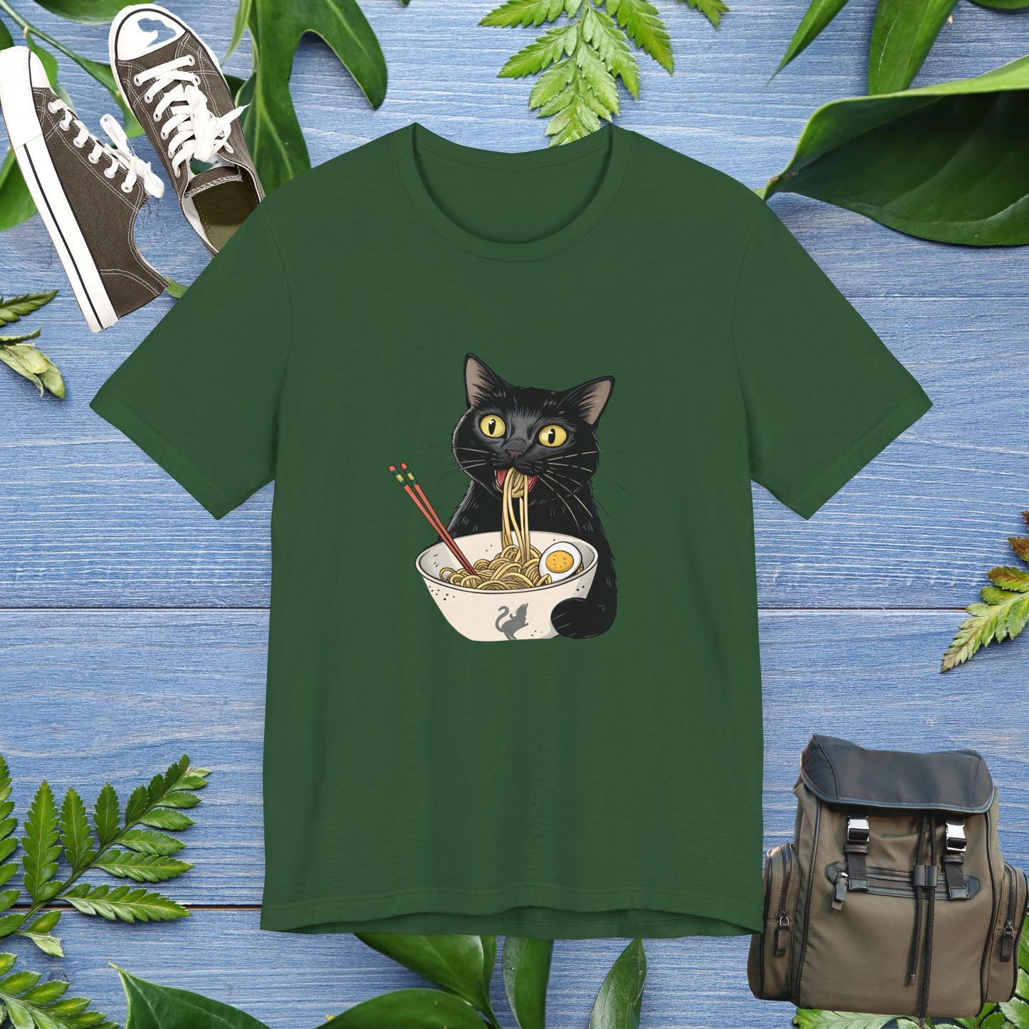 Cat Eating My Ramen T-Shirt - furevermama
