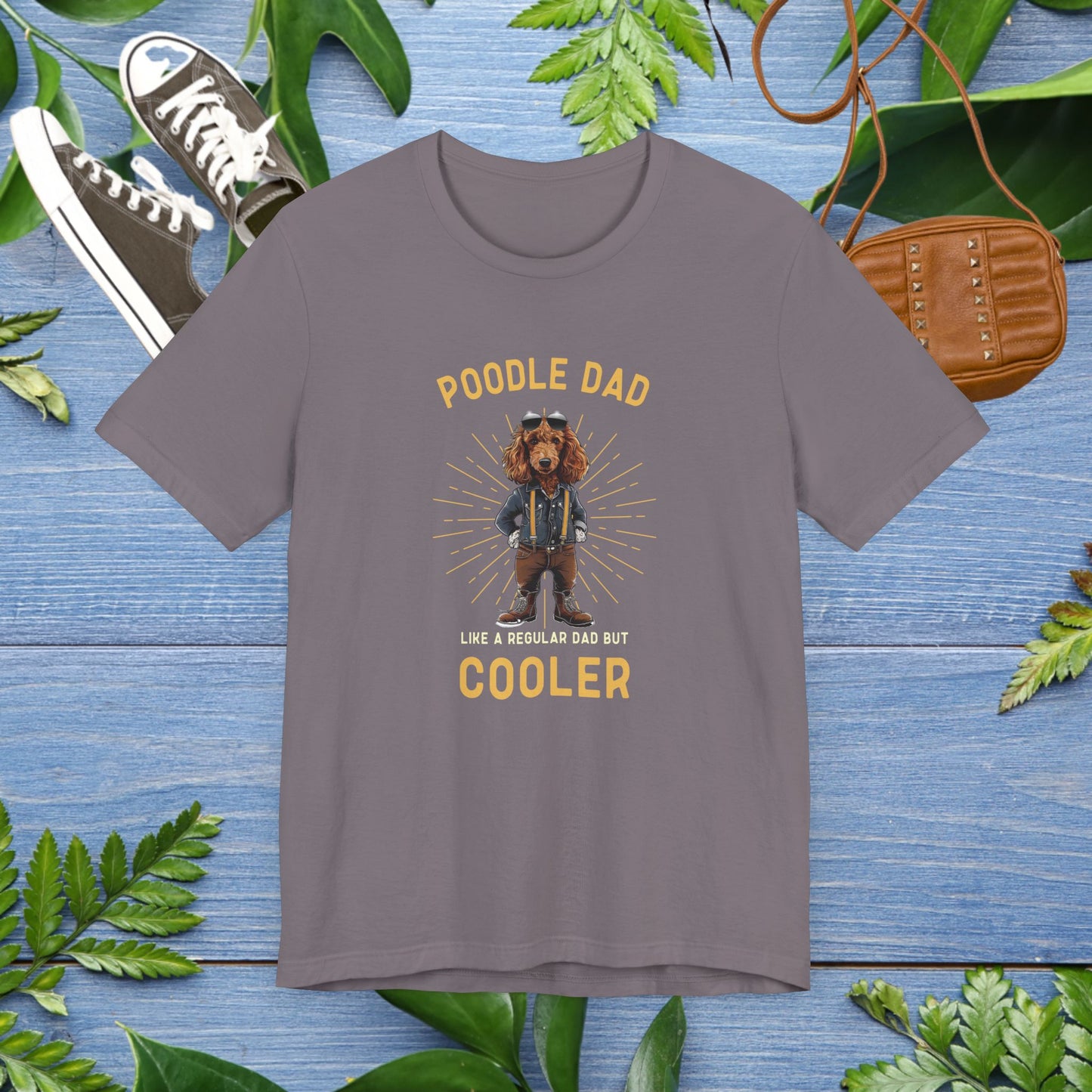 Cooler Poodle Dad Ever Unisex T-Shirt - furevermama