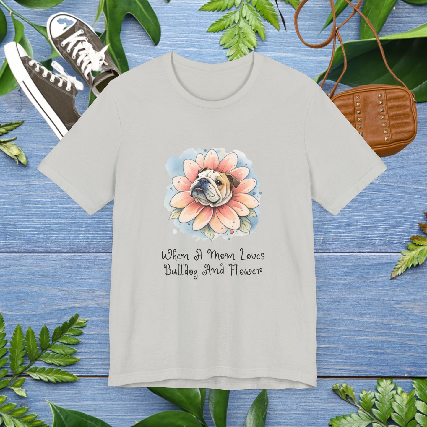 Bulldog Flower T-Shirt - furevermama
