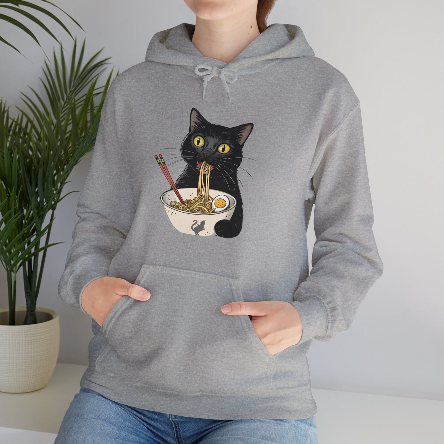 Cat Eating My Ramen Unisex Hoodie - furevermama