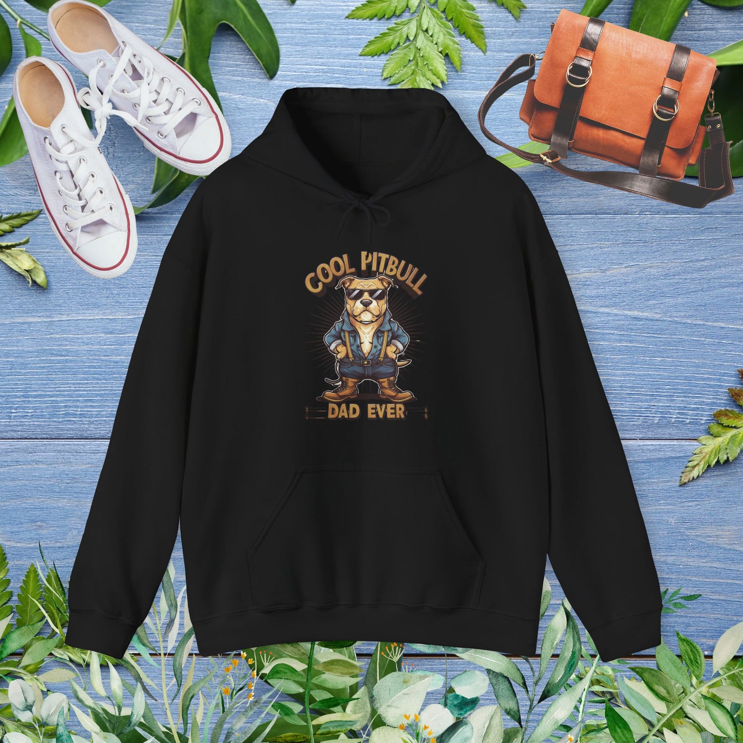 Cool Pitbull Dad Hoodie - furevermama