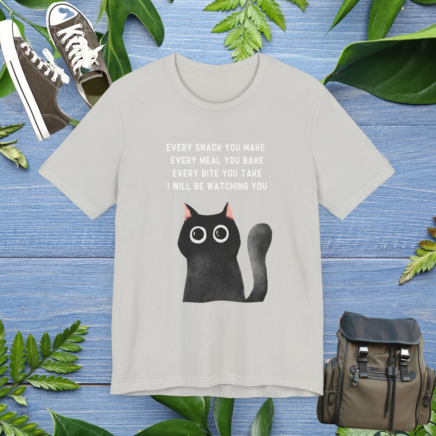 I Will be Watching You Cat Graphic Unisex T-Shirt - furevermama