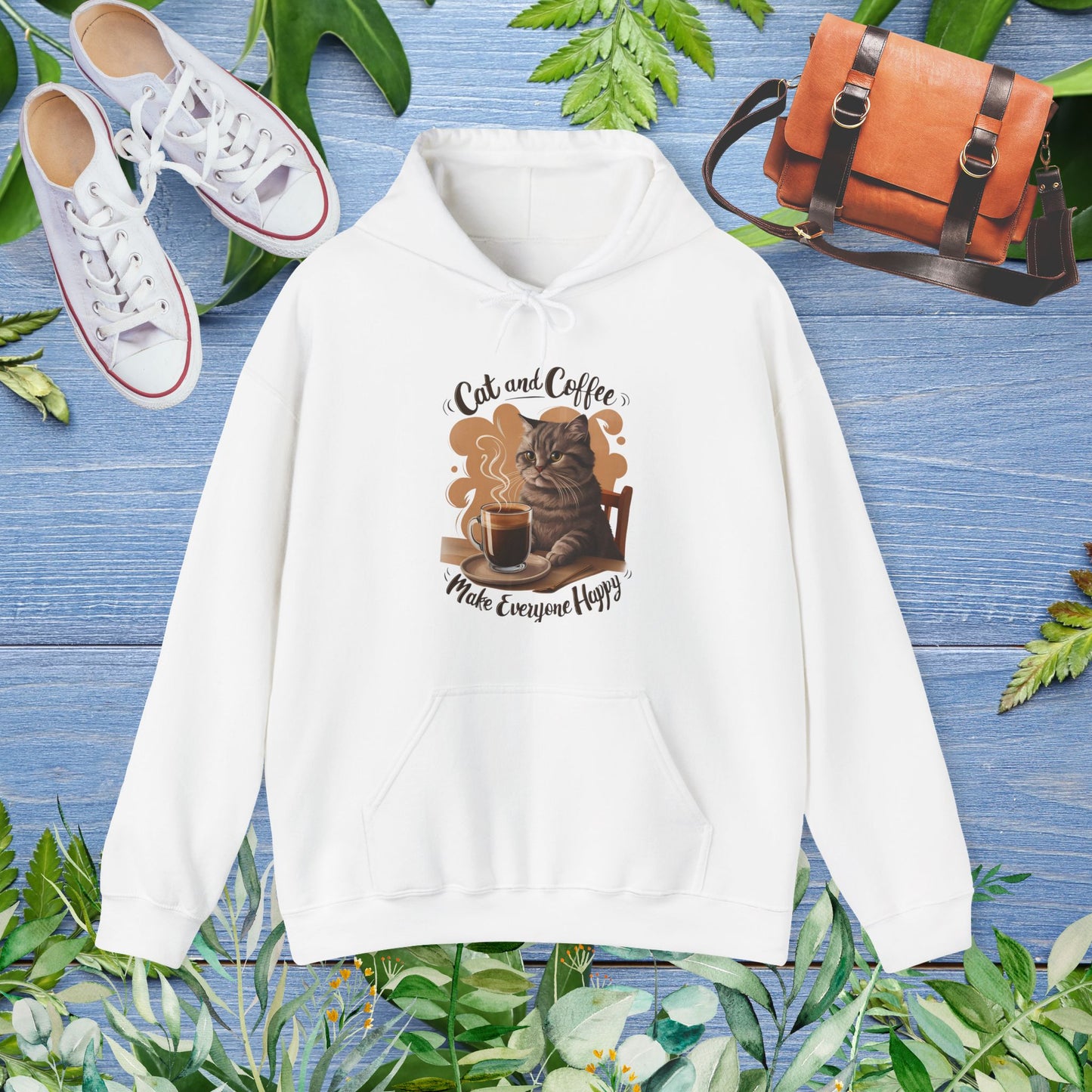 Cat and Coffee Hoodie - furevermama