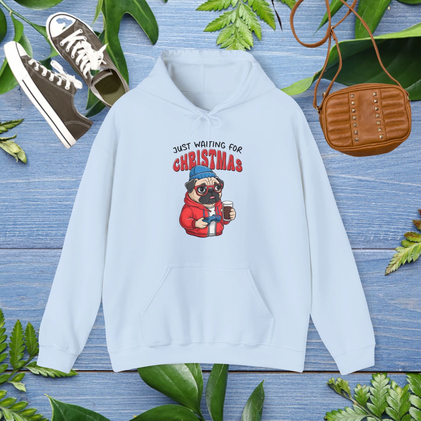 Just Waiting For Christmas Unisex Hoodie - furevermama