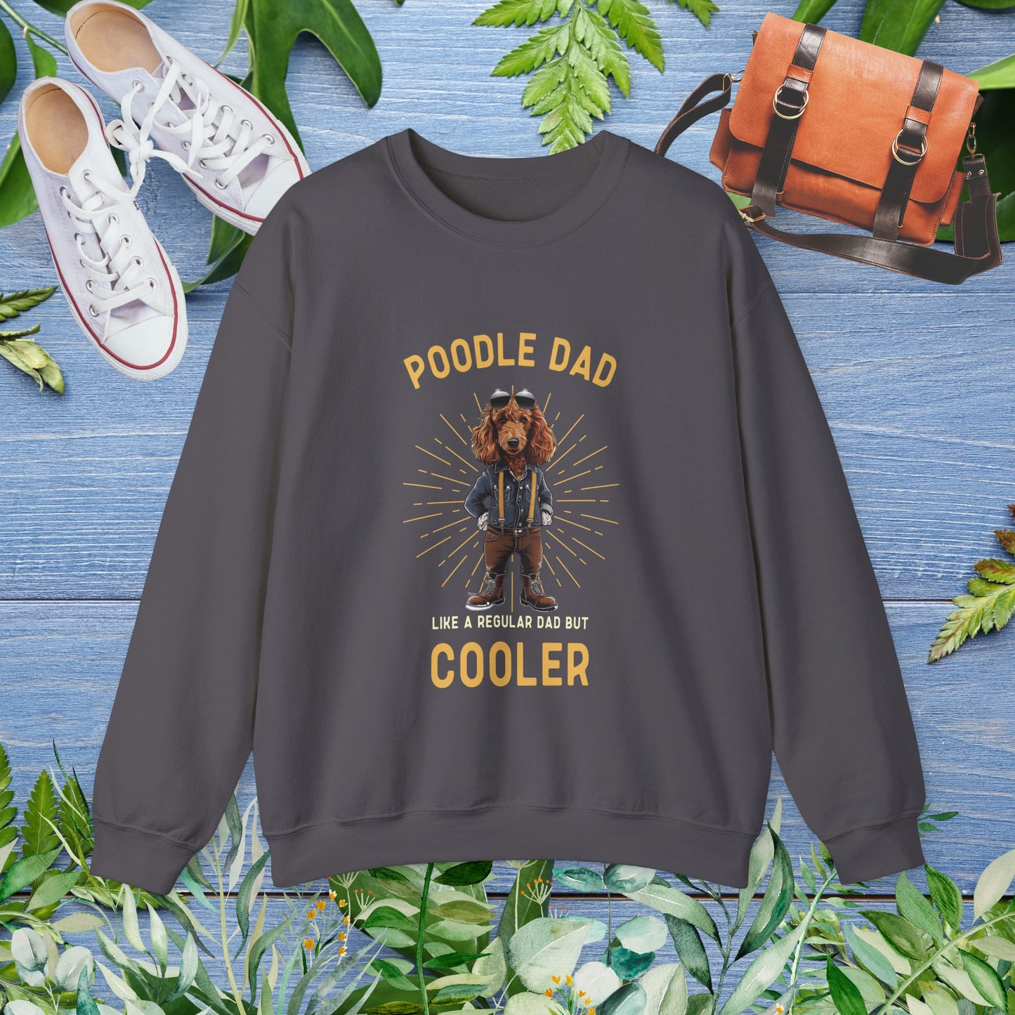 Cooler Poodle Dad Sweatshirt - furevermama