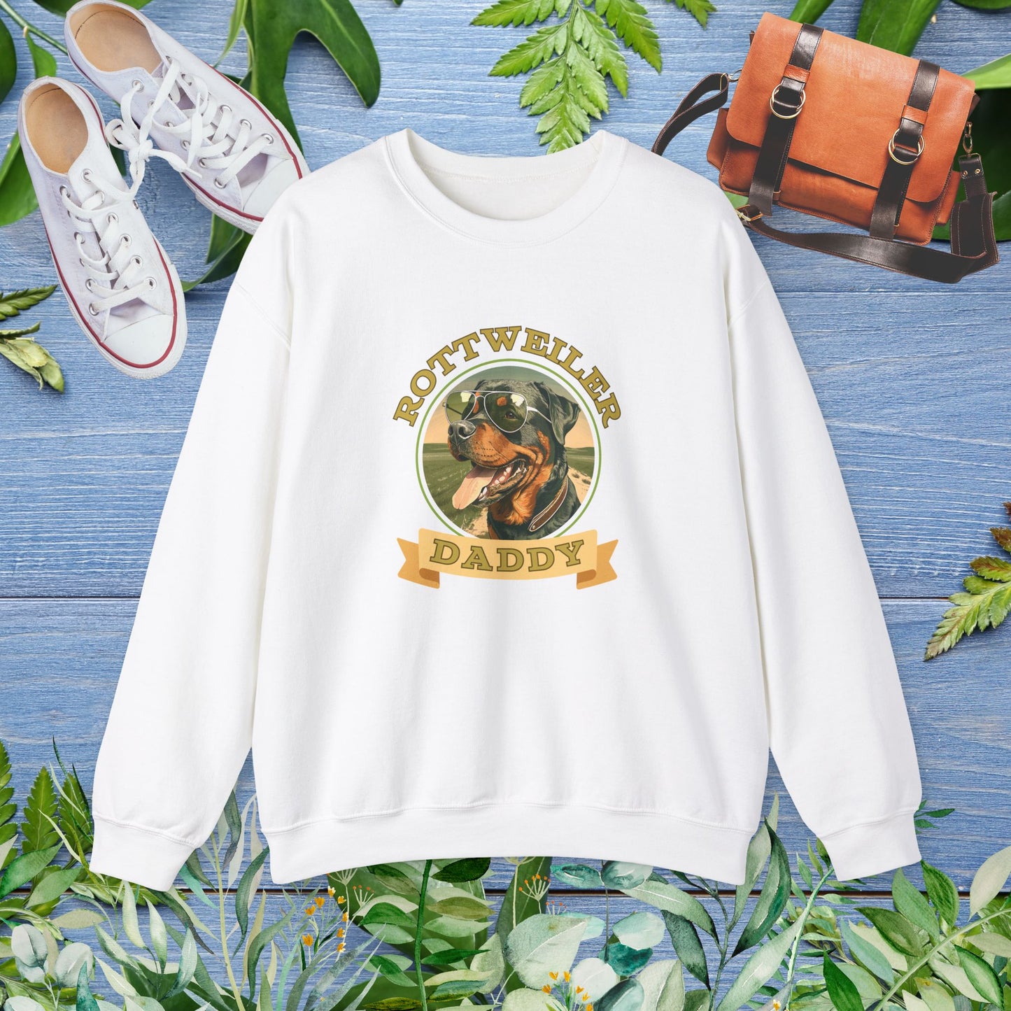 Rottweiler Daddy Sweatshirt - furevermama